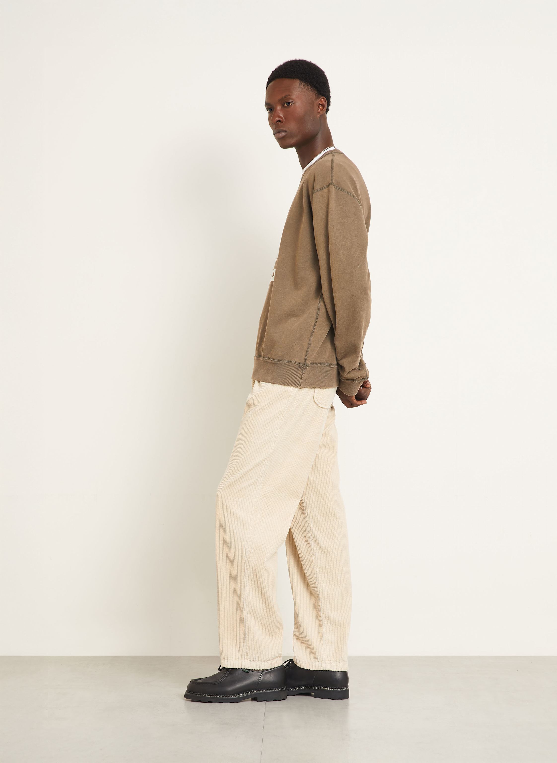 Thumbnail - Isabel Marant Cordhose Nirlen Regular Fit beige