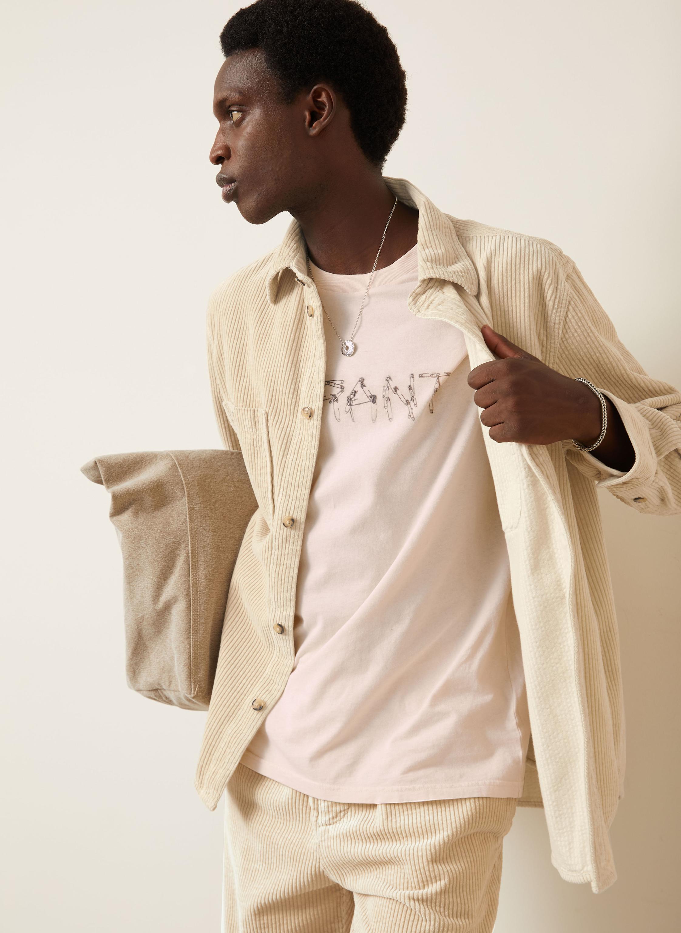 Thumbnail - Isabel Marant Cordhemd Nario Comfort Fit beige