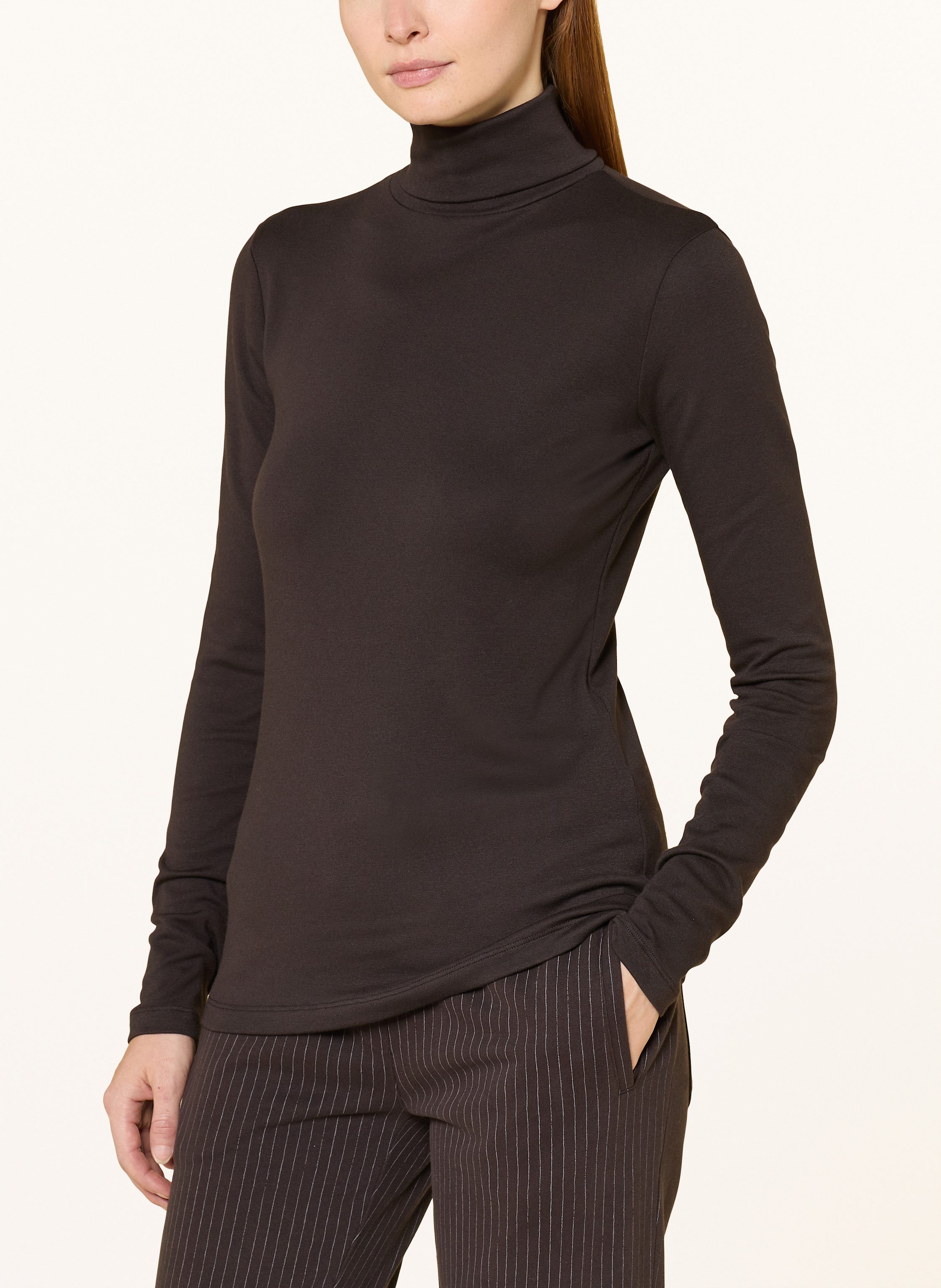 Thumbnail - Juvia Rollkragenshirt Anina braun