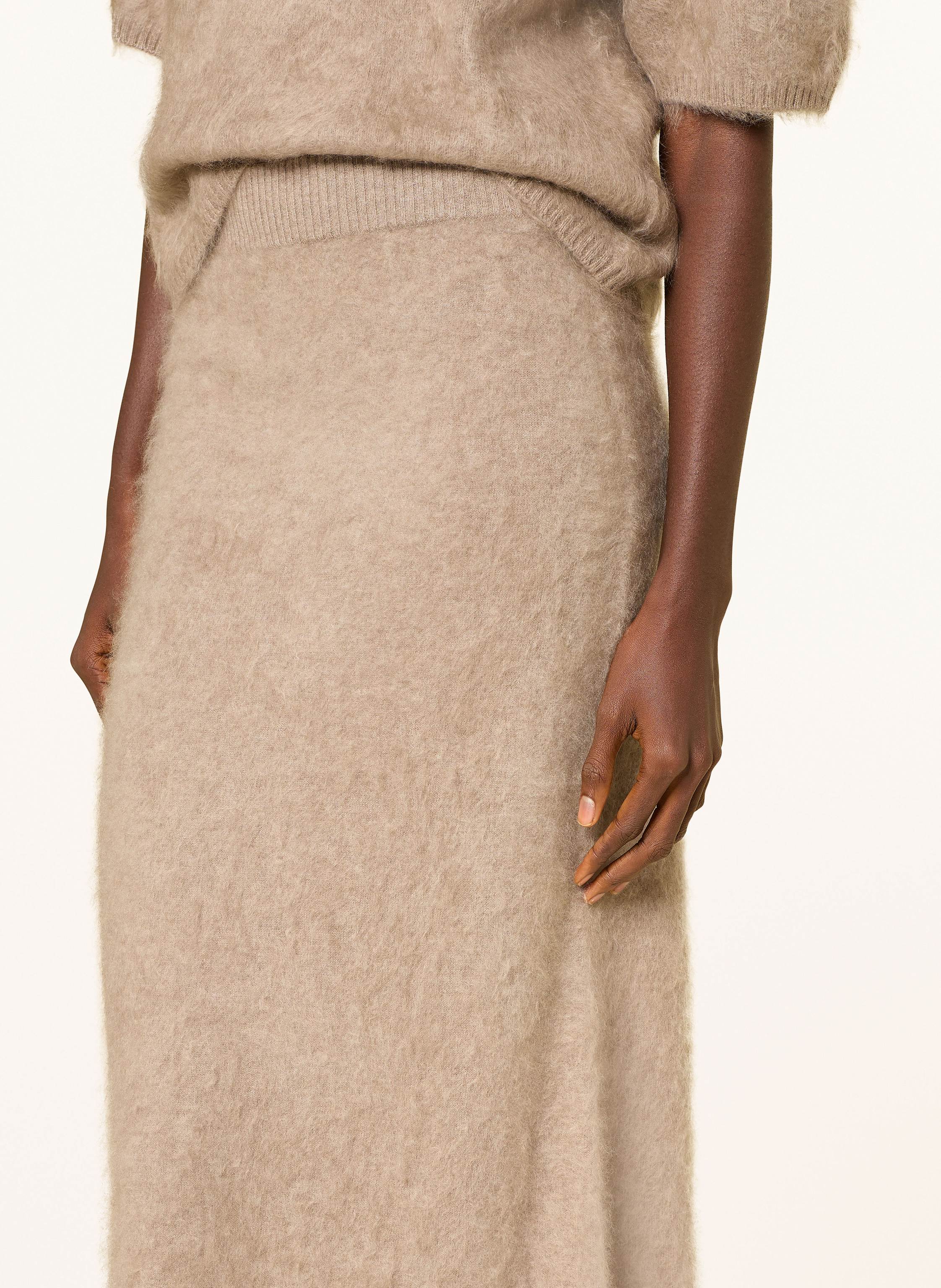 Thumbnail - Almada Label Strickrock Umi Aus Cashmere beige