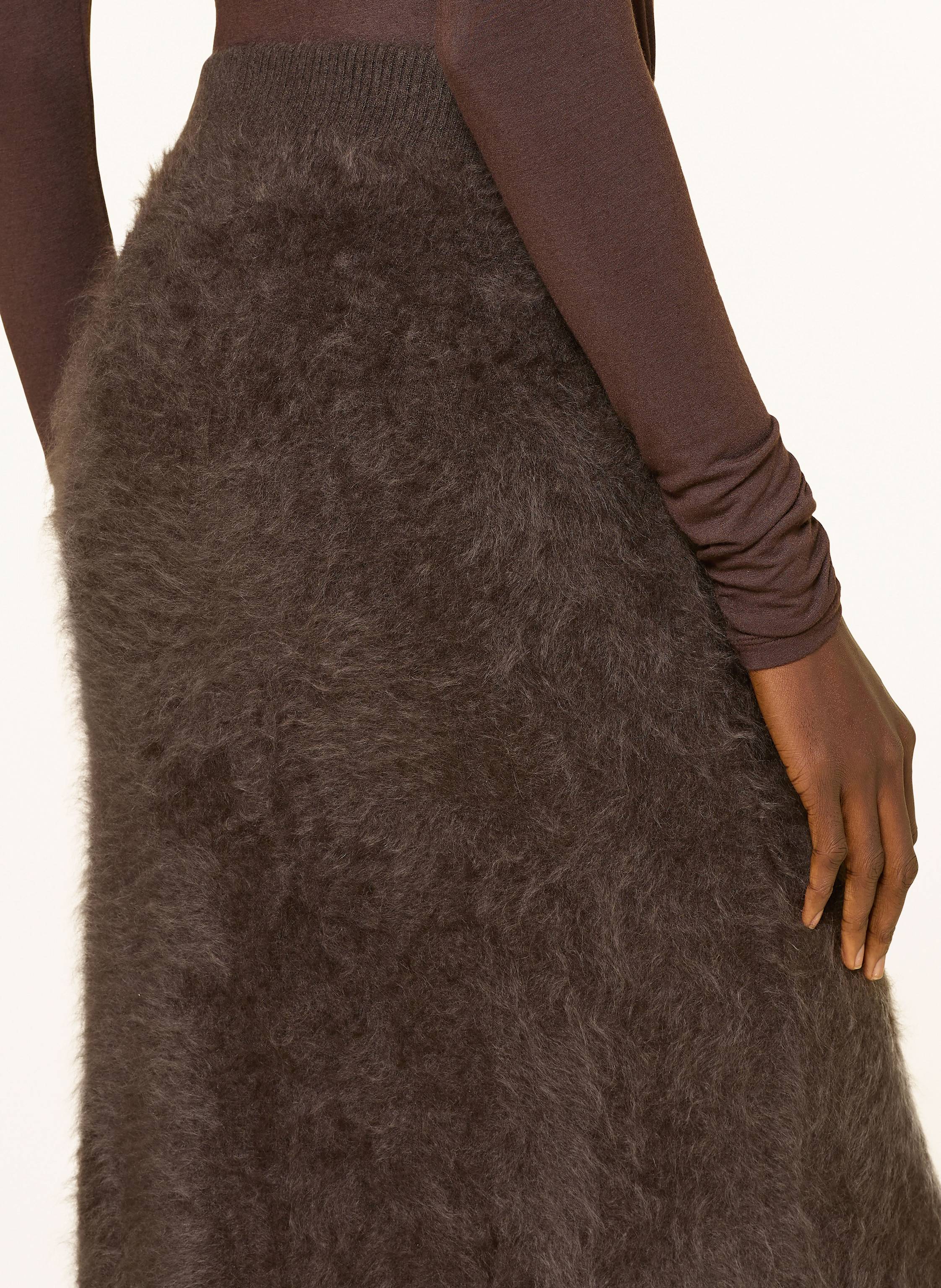 Thumbnail - Almada Label Strickrock Umi Aus Cashmere braun