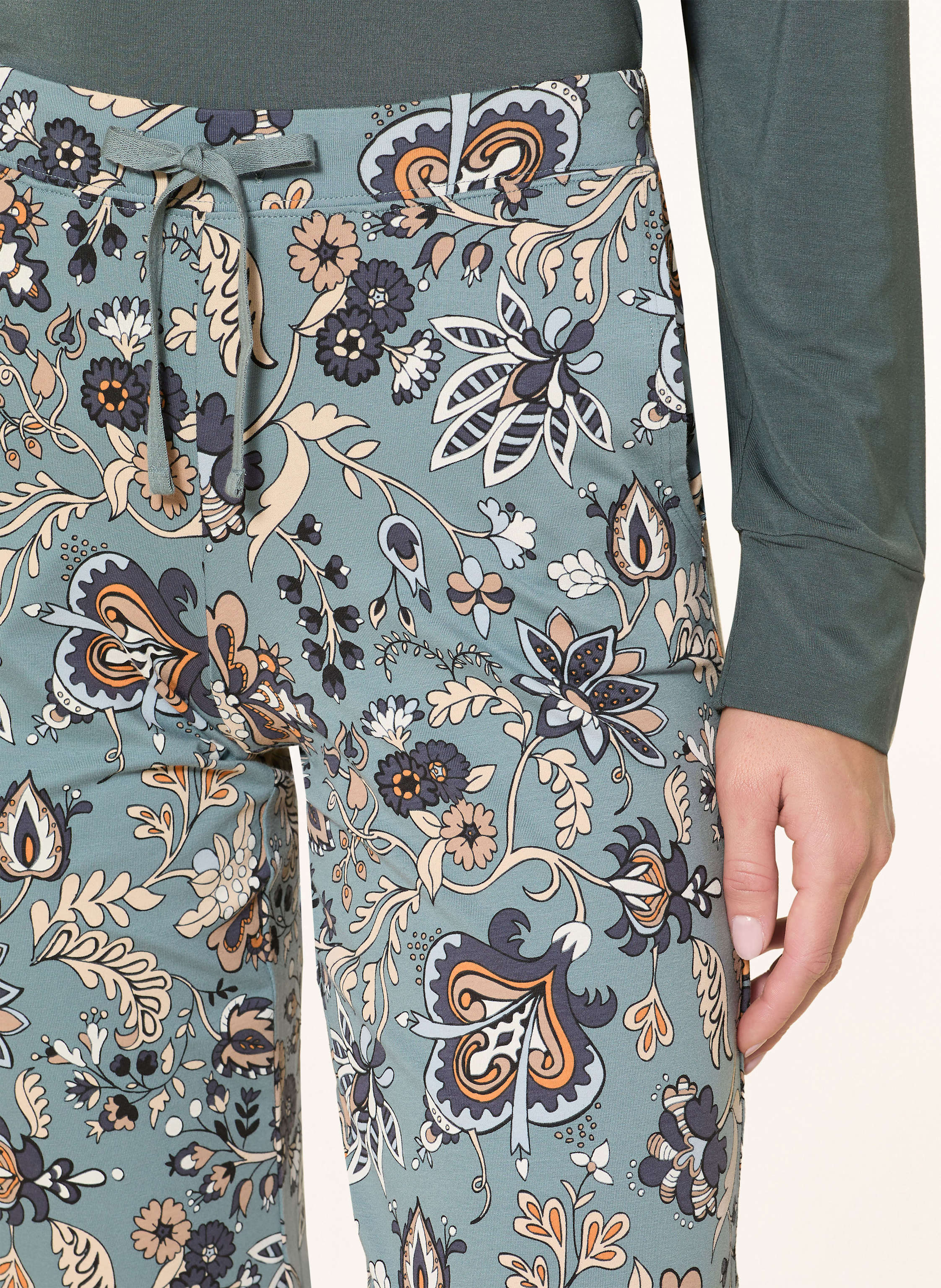 Thumbnail - Schiesser Schlafhose Mix+Relax gruen