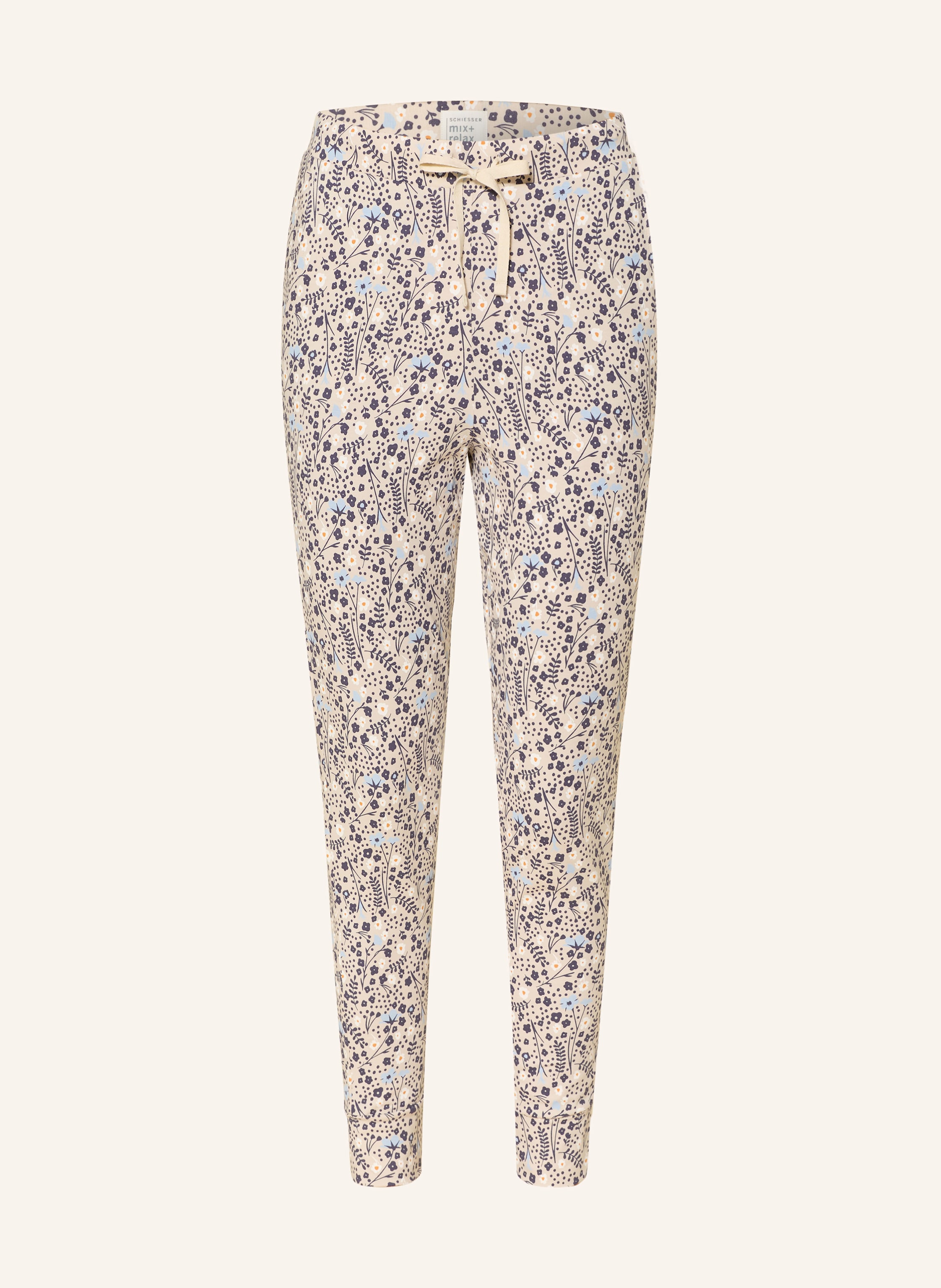 Schiesser Schlafhose Mix+Relax weiss