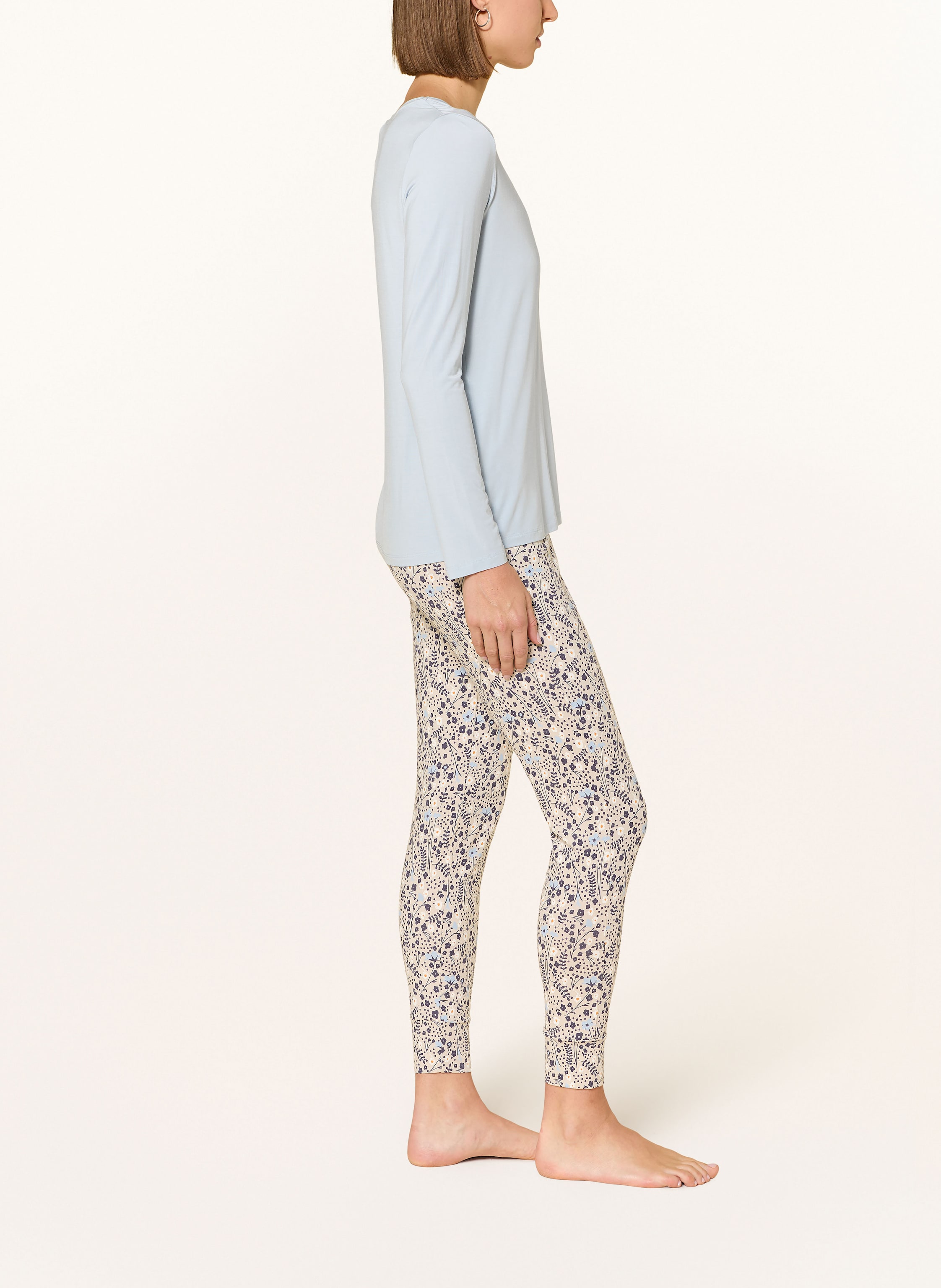 Thumbnail - Schiesser Schlafhose Mix+Relax weiss