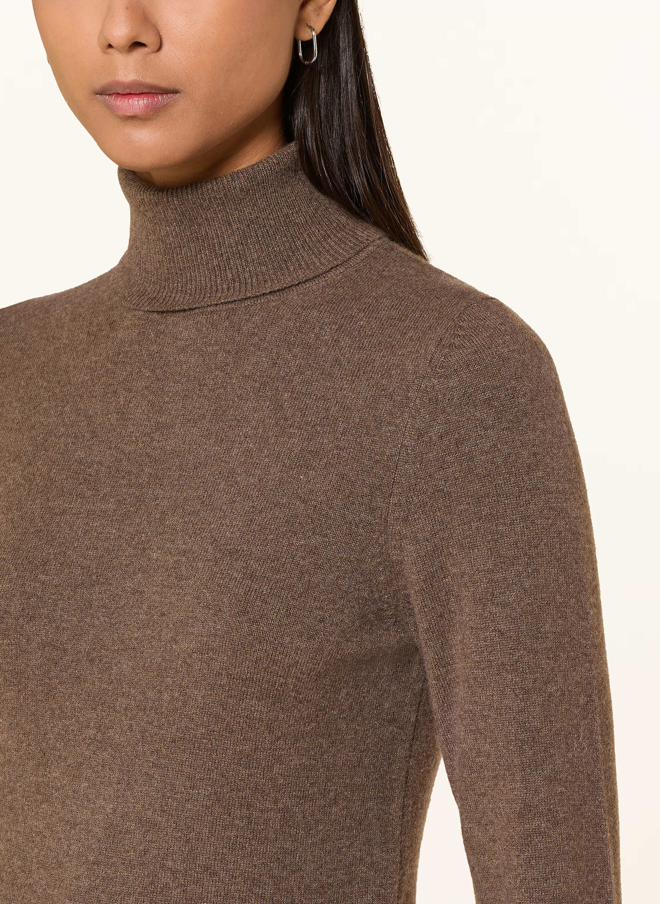 Thumbnail - Repeat Rollkragenpullover Aus Cashmere braun