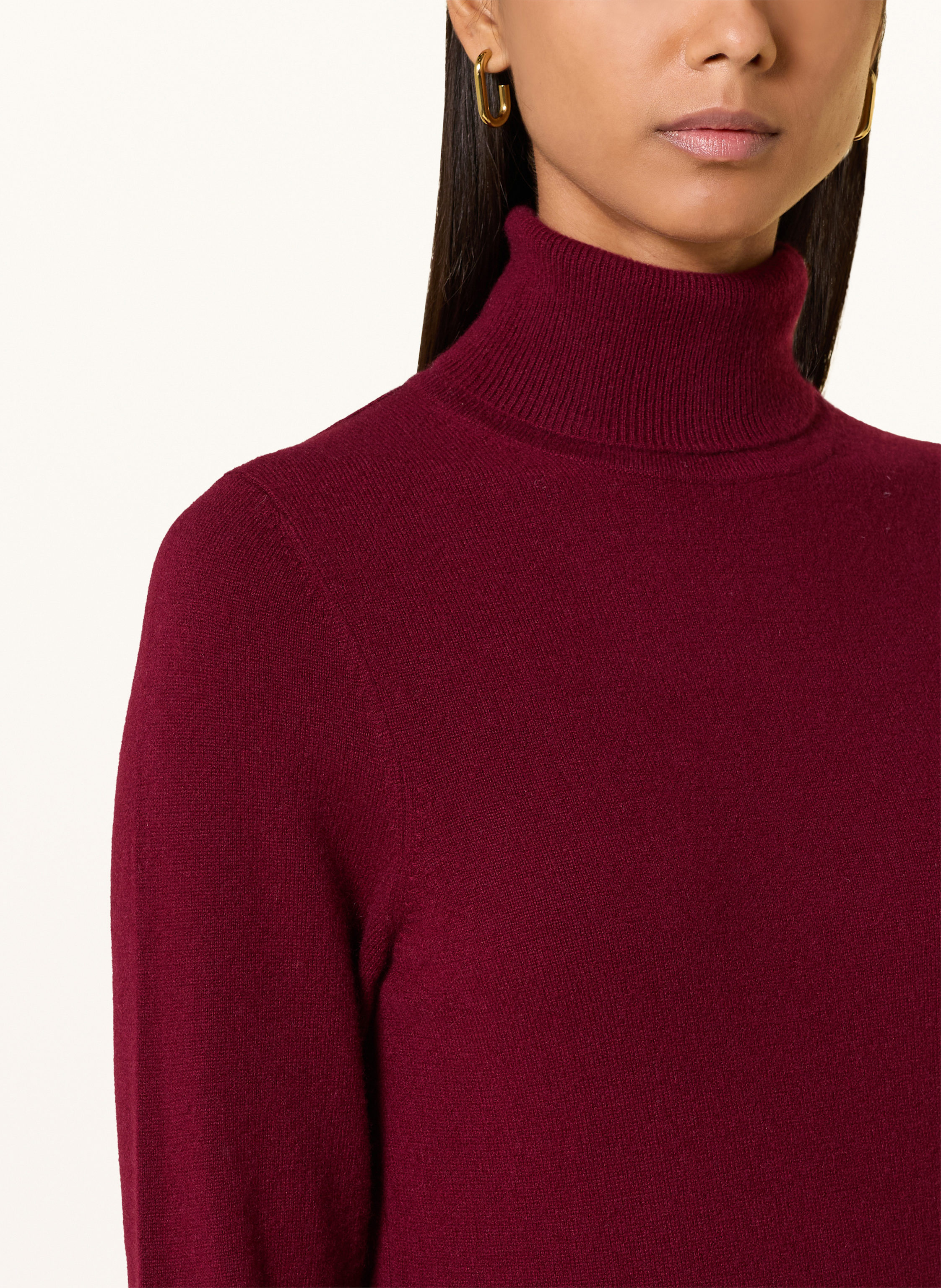 Thumbnail - Repeat Rollkragenpullover Aus Cashmere rot