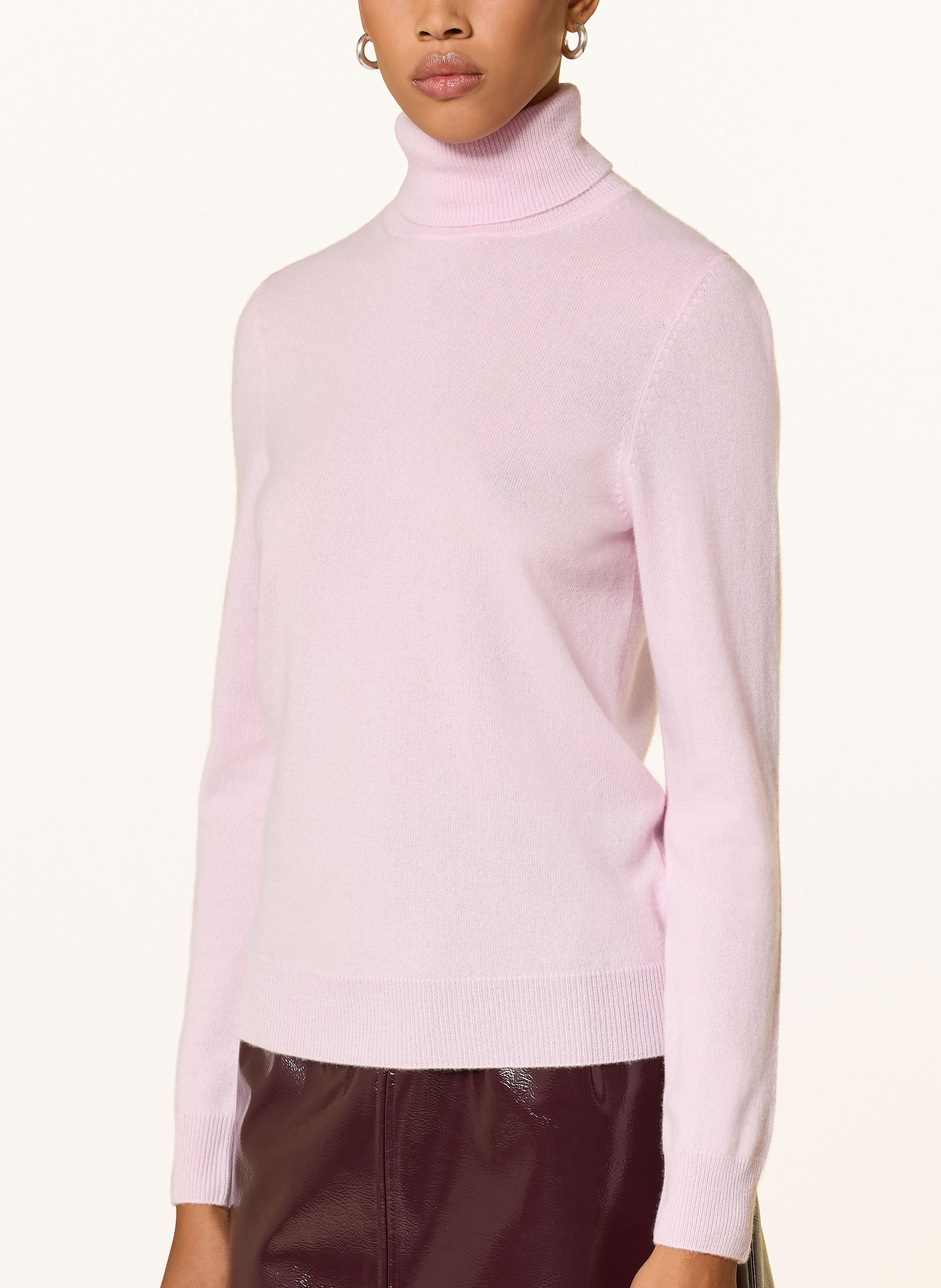 Thumbnail - Repeat Rollkragenpullover Aus Cashmere rosa