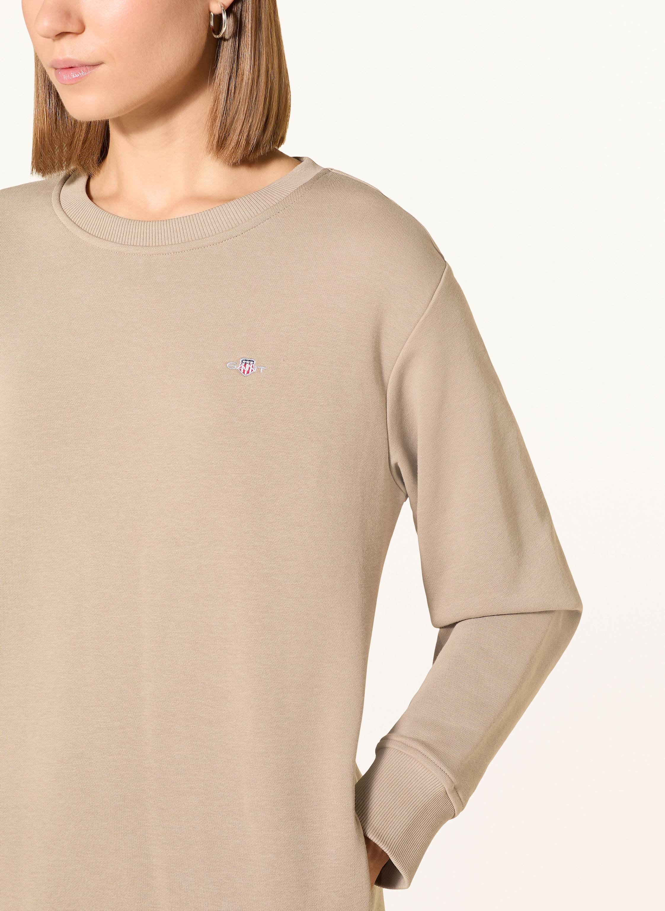 Thumbnail - Gant Sweatkleid beige