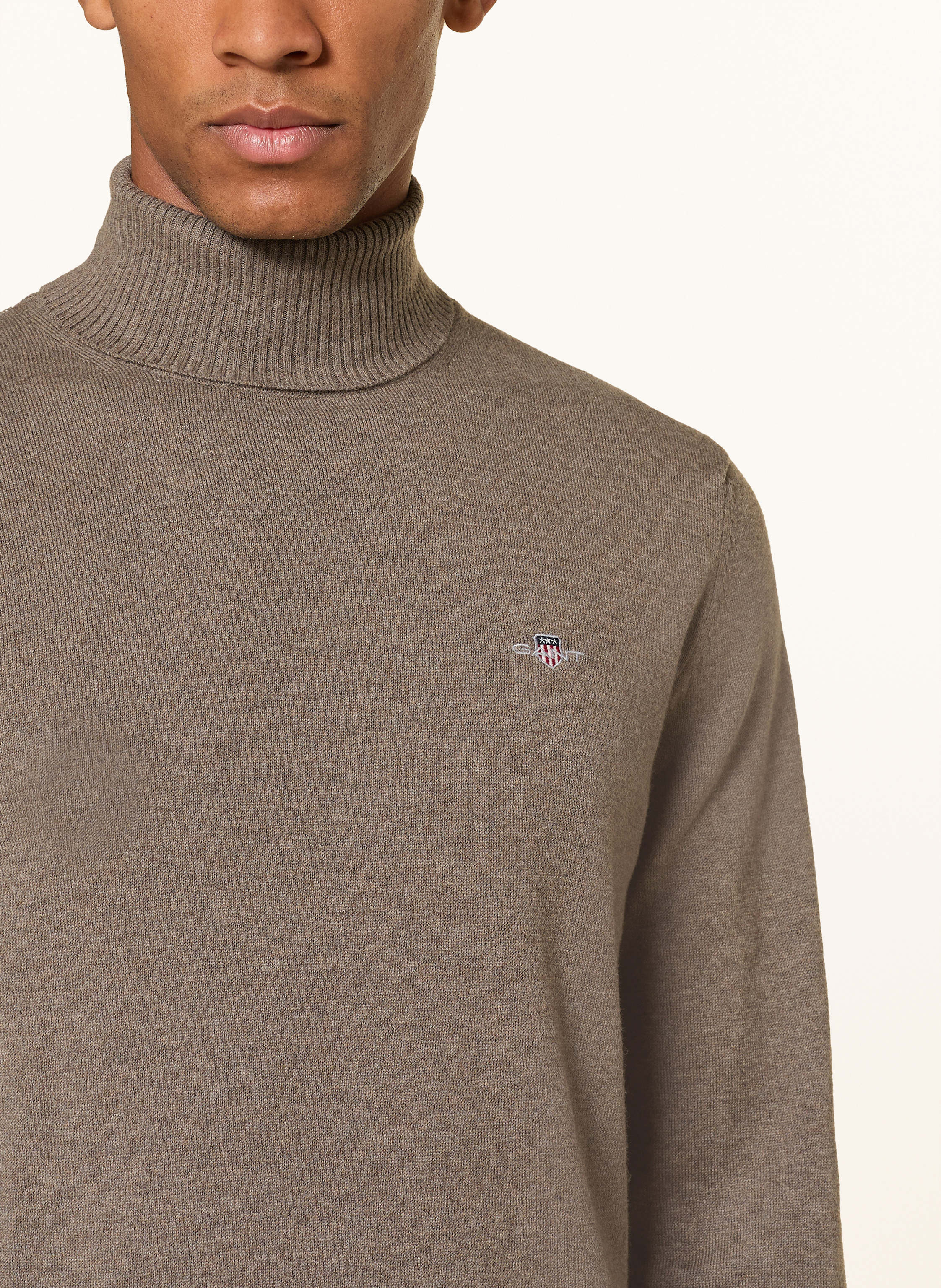 Thumbnail - Gant Rollkragenpullover braun