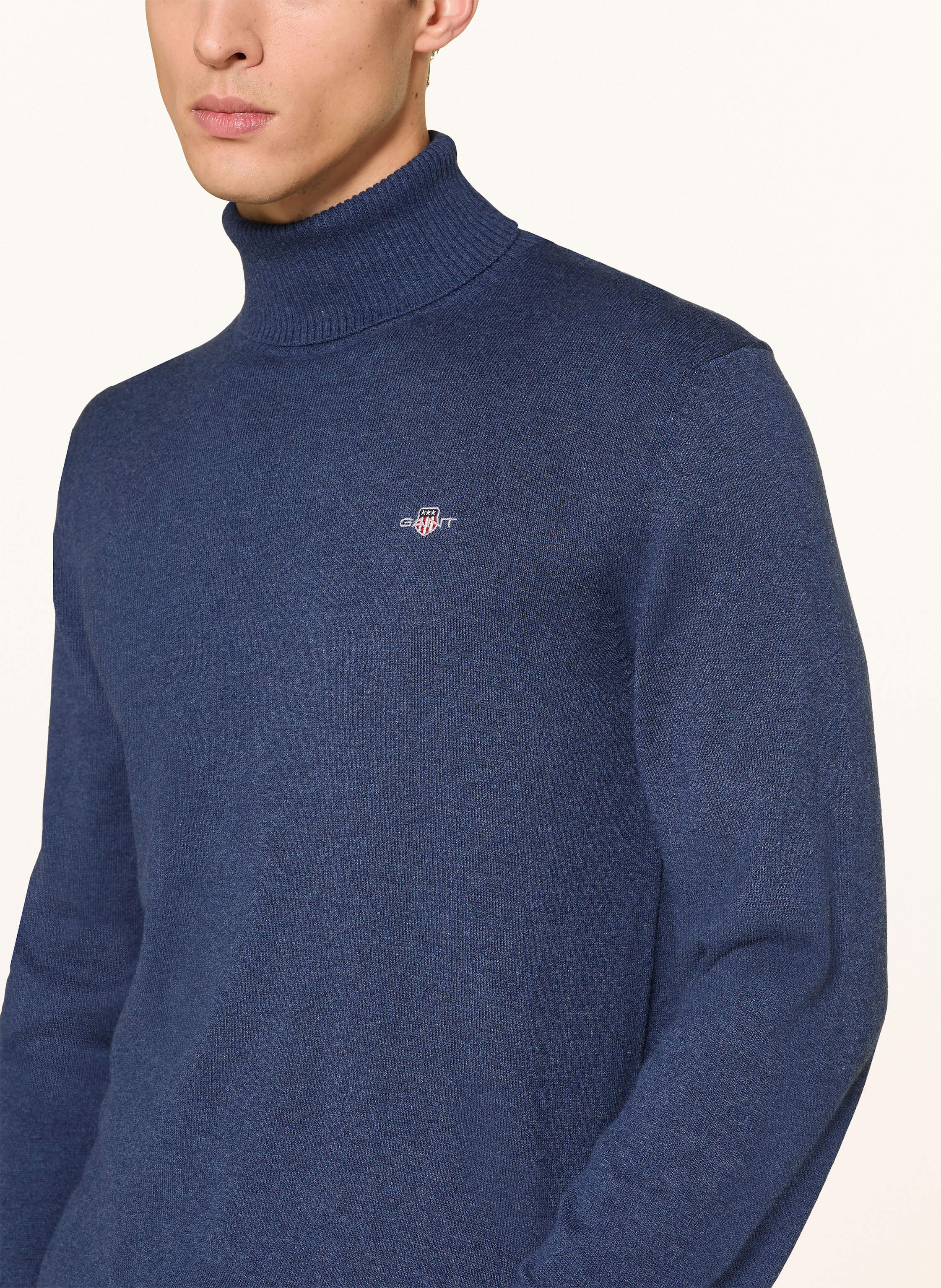 Thumbnail - Gant Rollkragenpullover blau