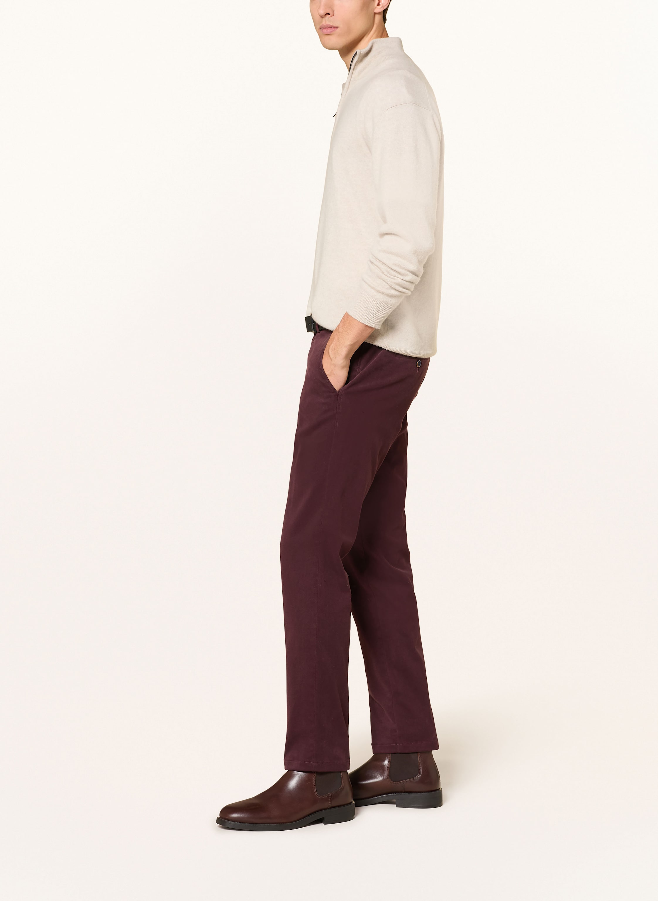 Thumbnail - Hiltl Chino Slim Fit rot