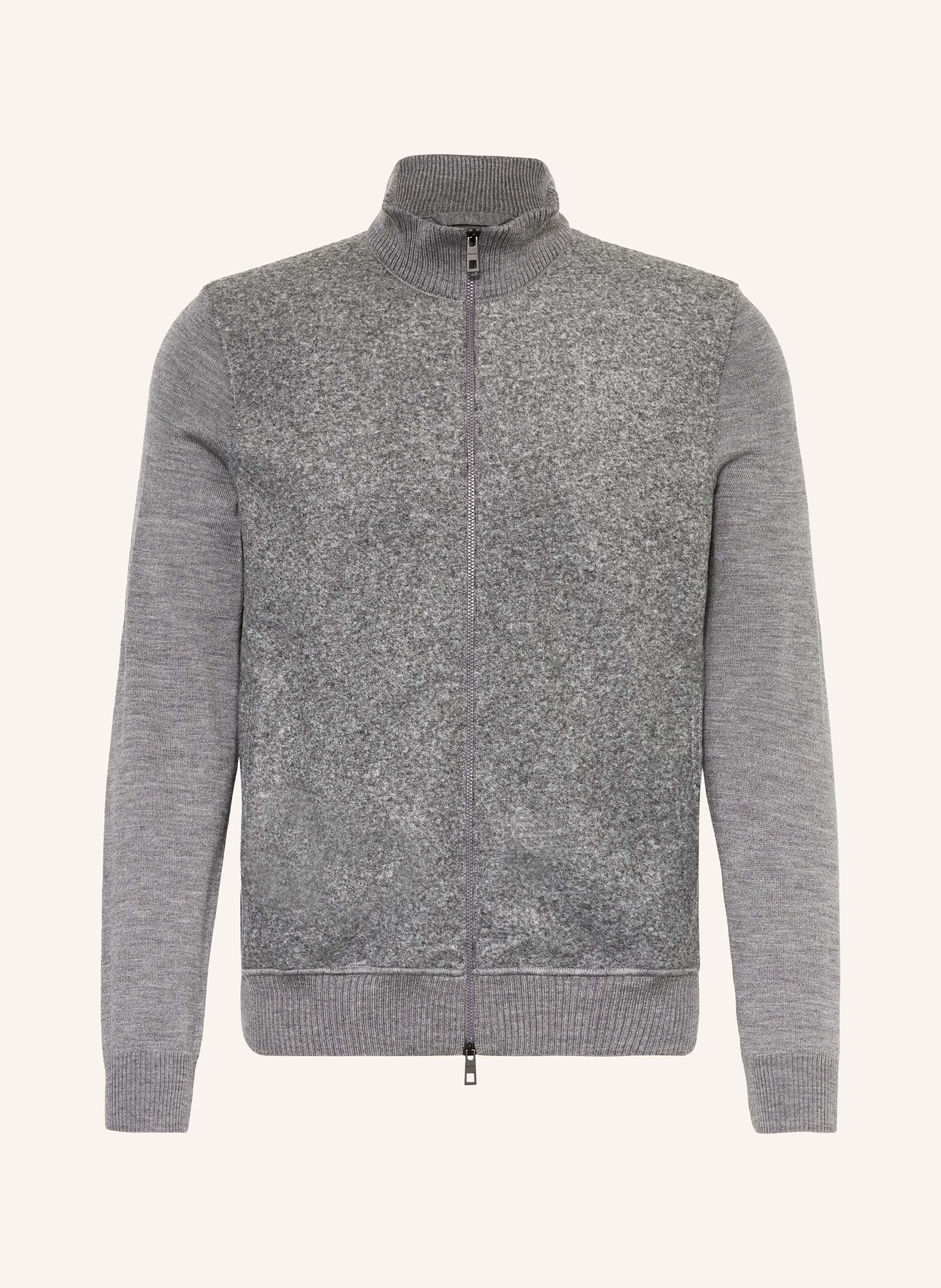 Maerz Muenchen Jacke Im Materialmix grau