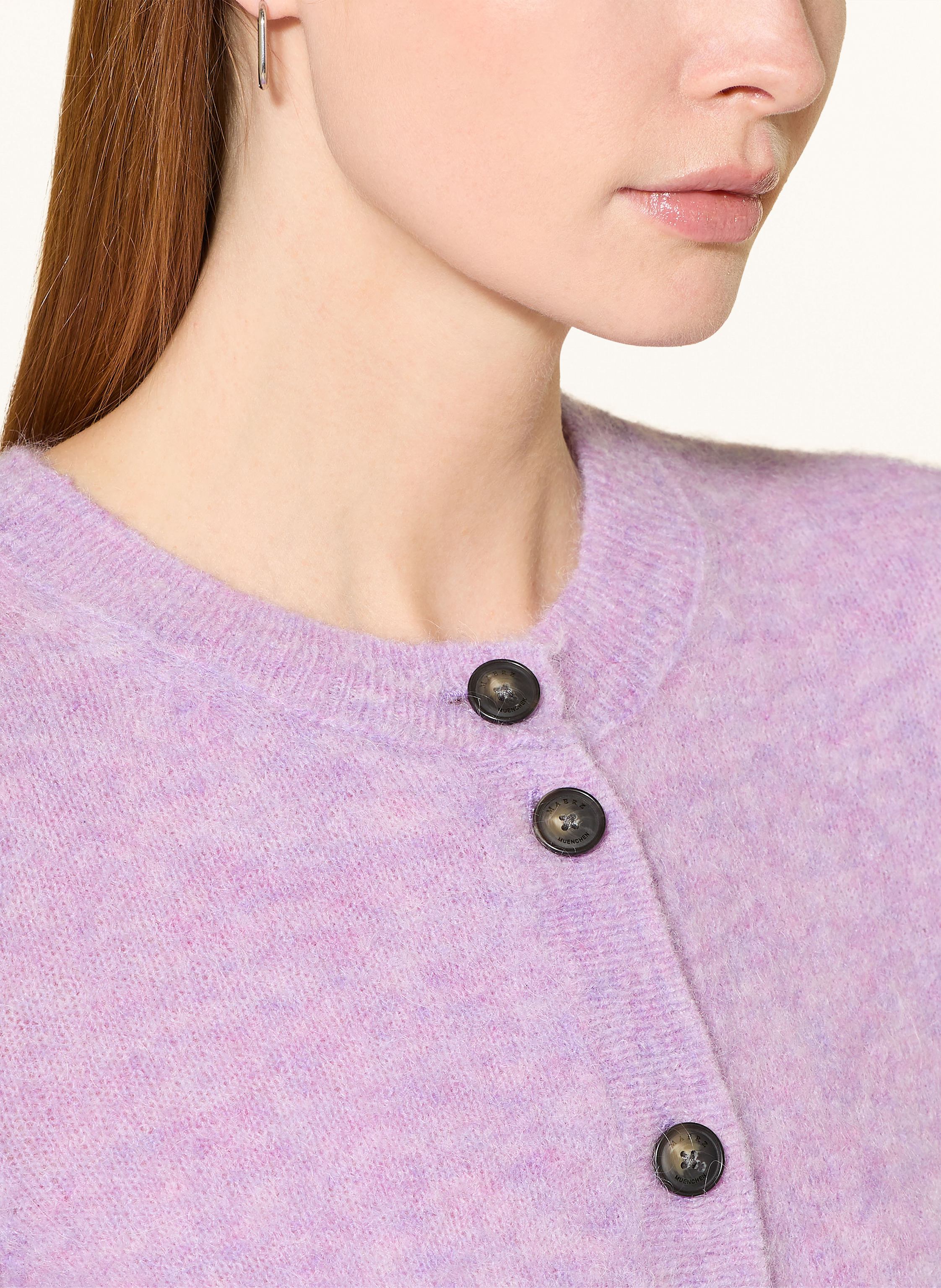 Thumbnail - Maerz Muenchen Strickjacke Mit Mohair lila