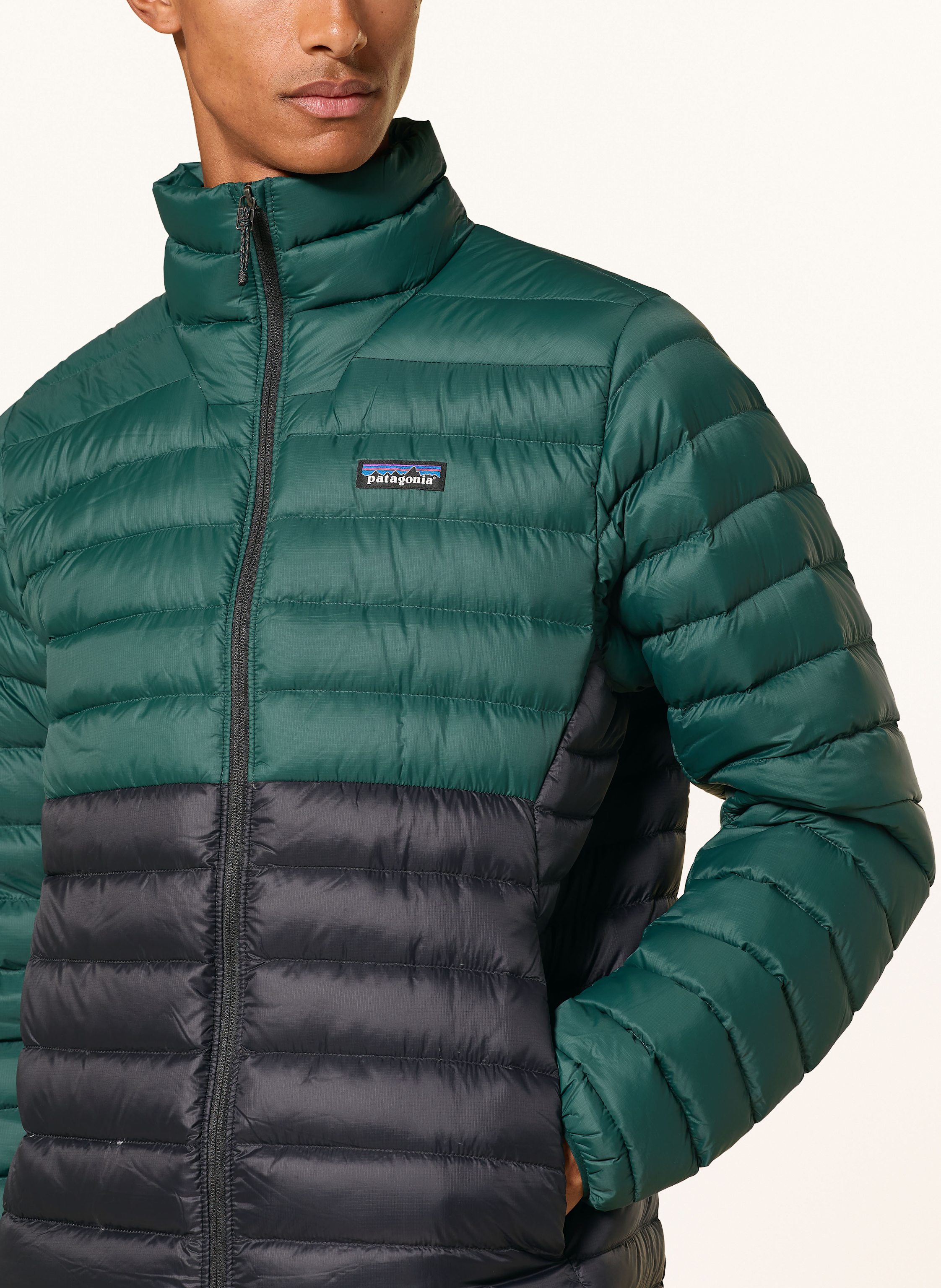 Thumbnail - Patagonia Lightweight-Daunenjacke Down Sweater gruen