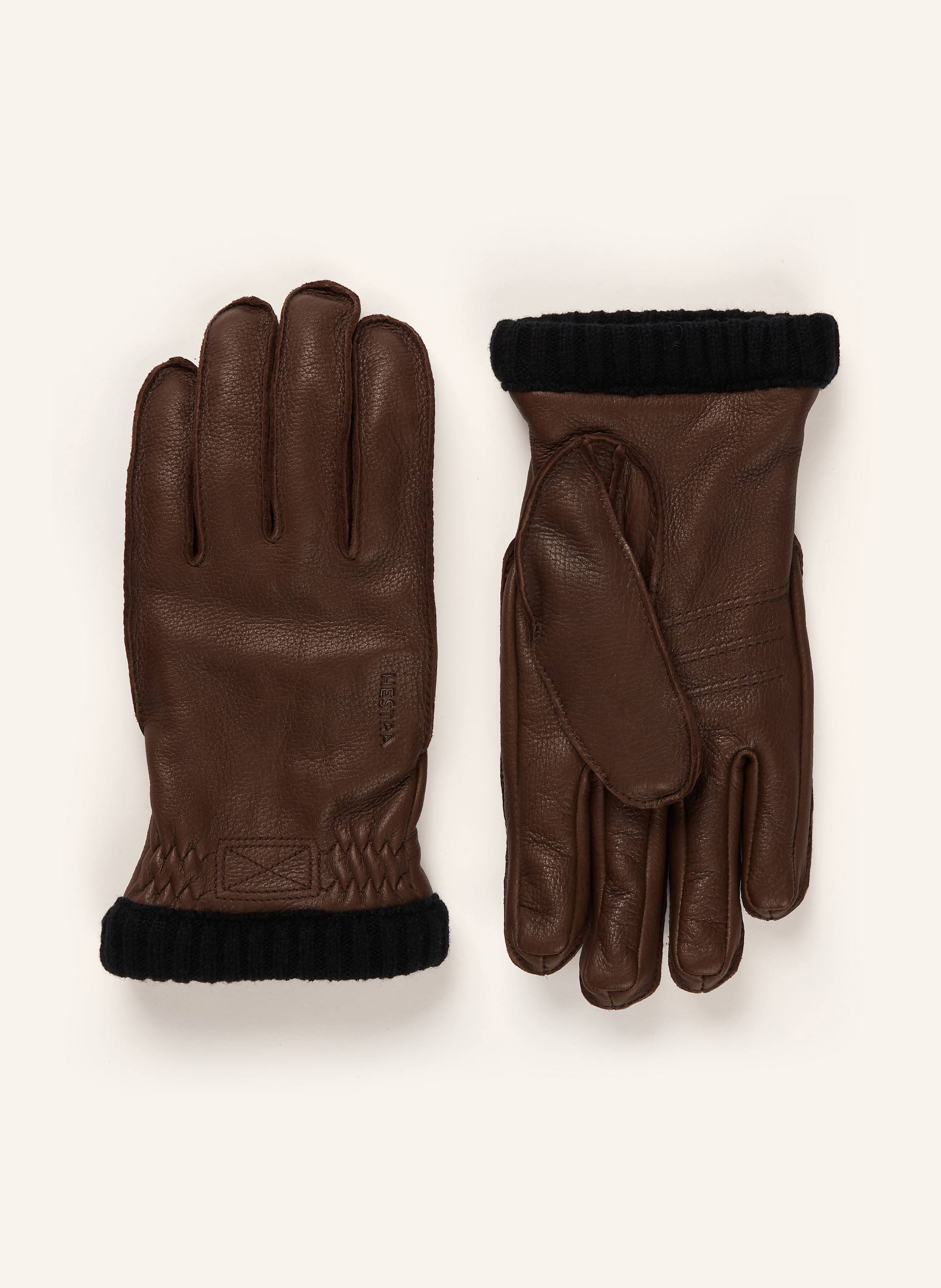 Hestra Lederhandschuhe braun