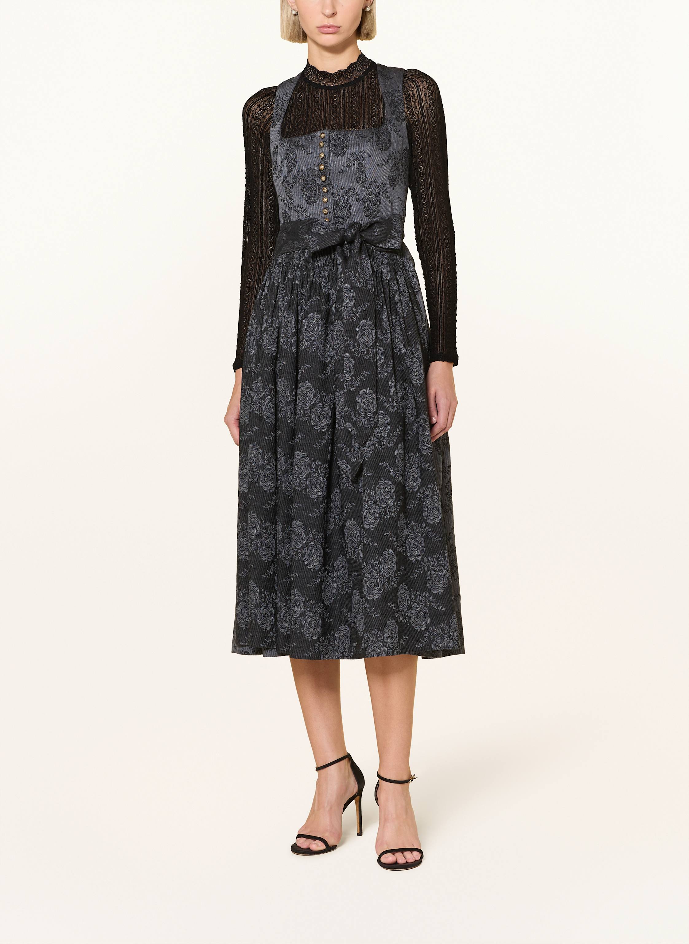 Thumbnail - Waldorff Dirndlbluse Mit Lochspitze schwarz