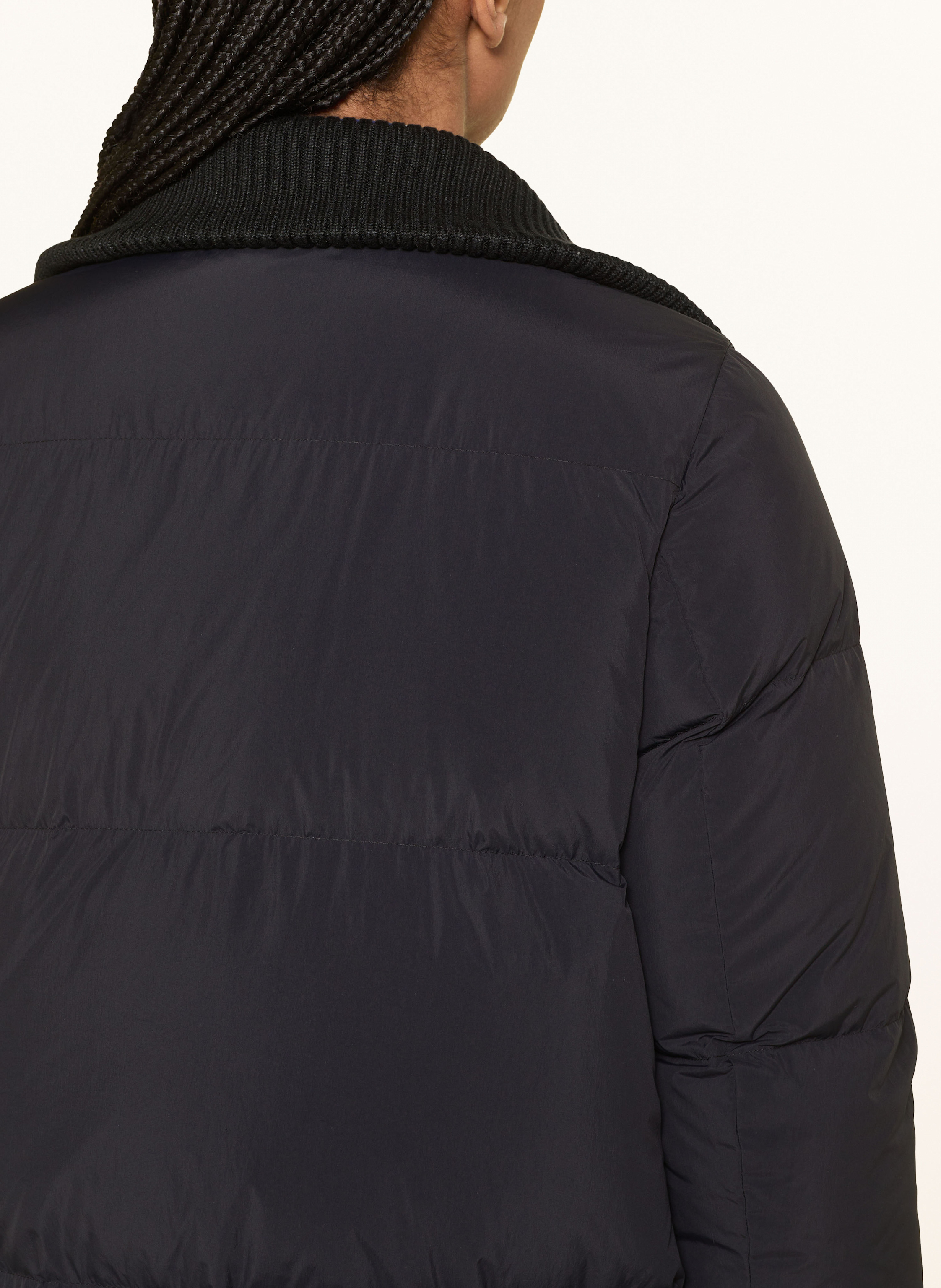 Thumbnail - Duno Daunenmantel Fully Mit Abnehmbarer Kapuze schwarz