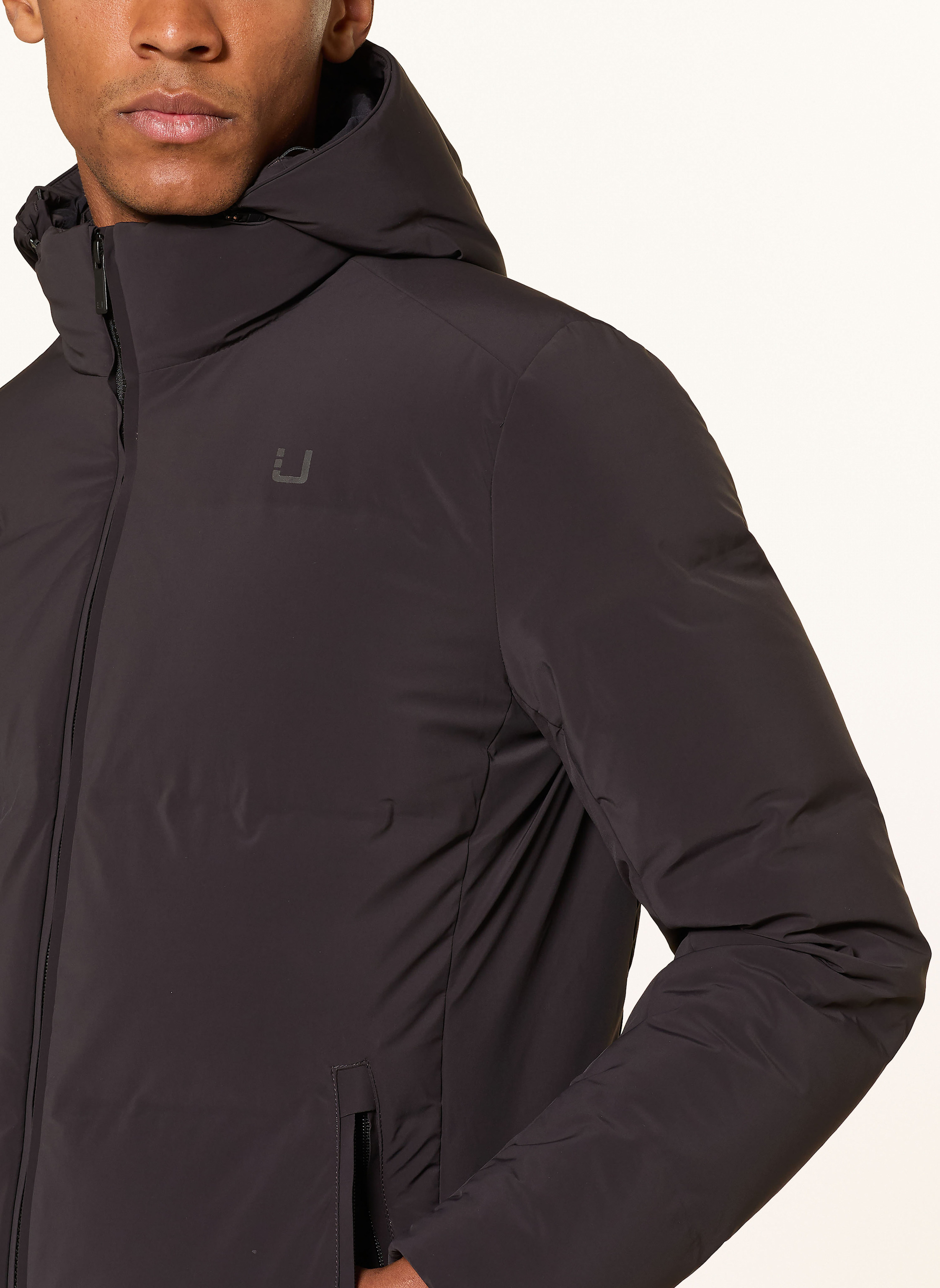 Thumbnail - Ubr Daunenjacke Bolt Mit Abnehmbarer Kapuze braun