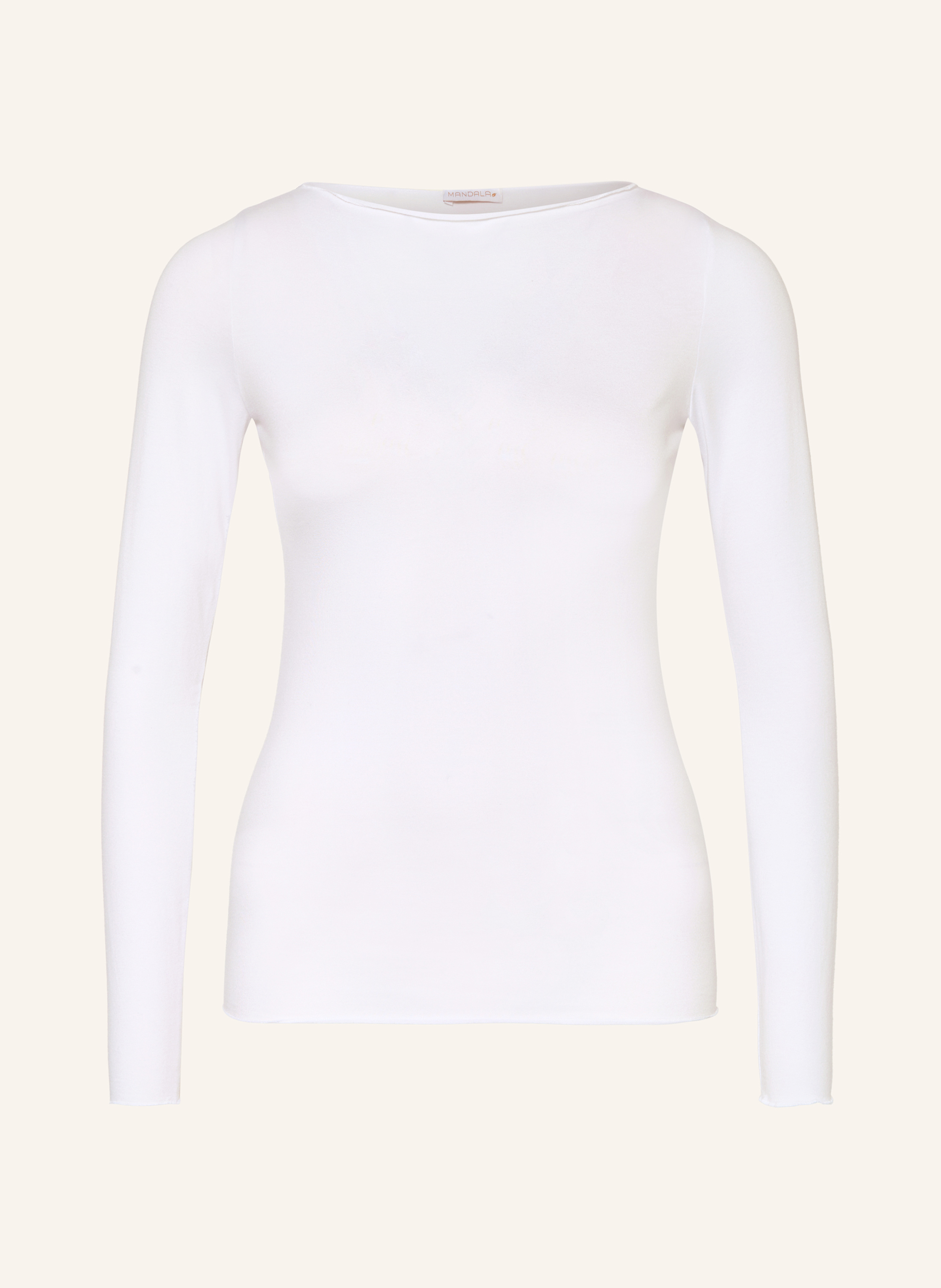 Mandala Longsleeve Basic weiss