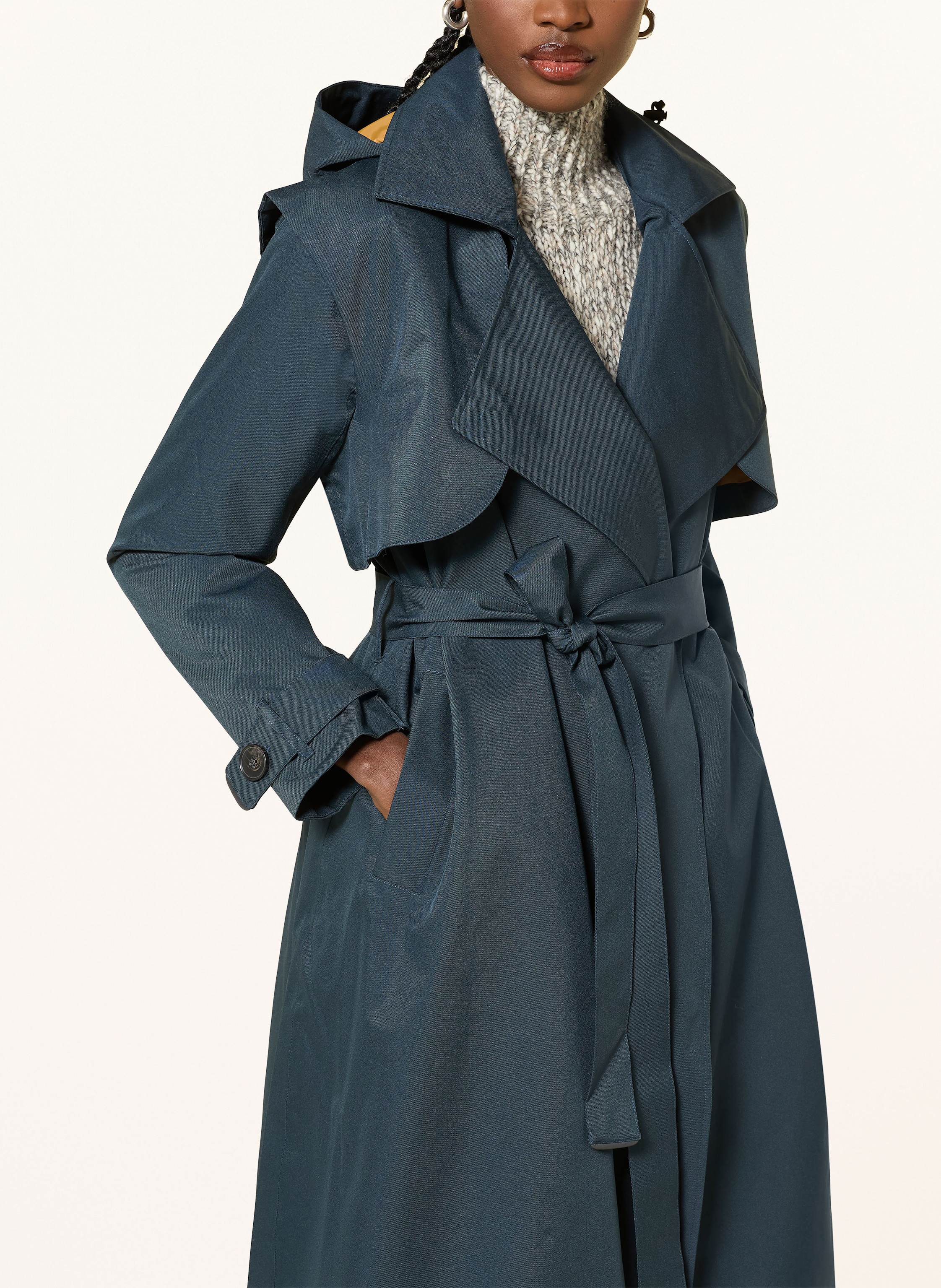 Thumbnail - Brgn Regenmantel Regndråpe blau