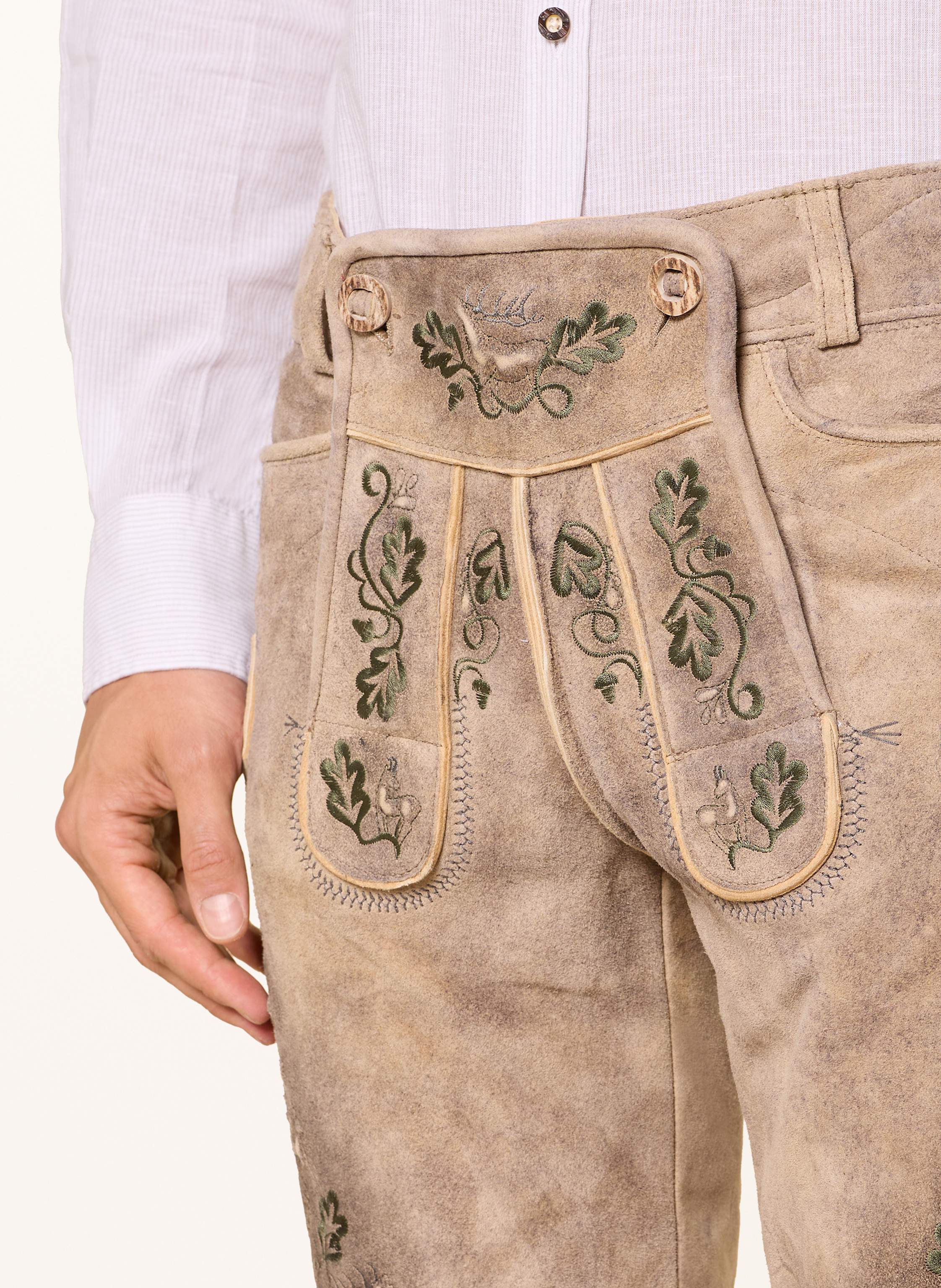 Thumbnail - Beckert Trachten-Lederhose Lustenau braun