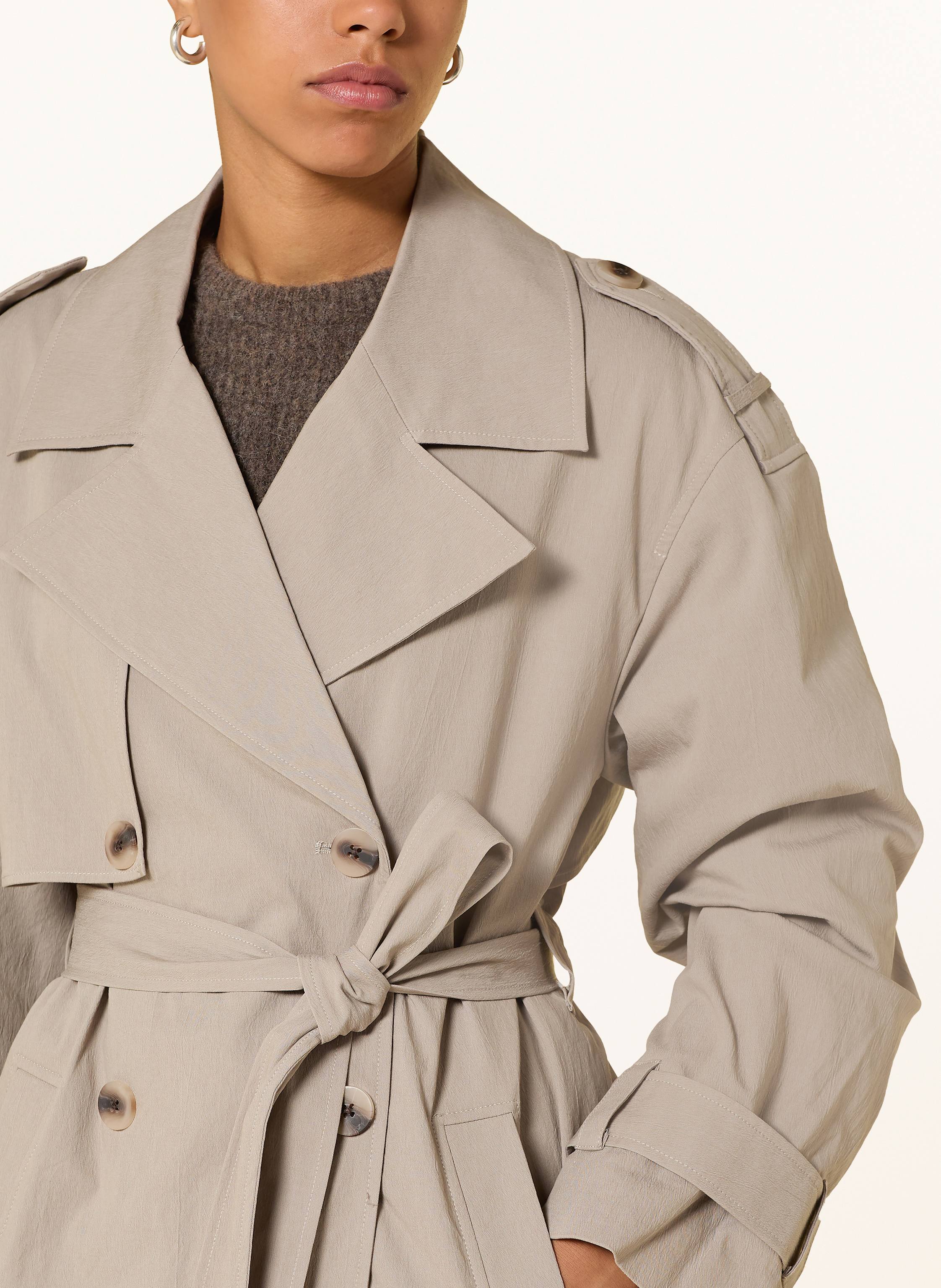 Thumbnail - Y.A.S. Trenchcoat grau