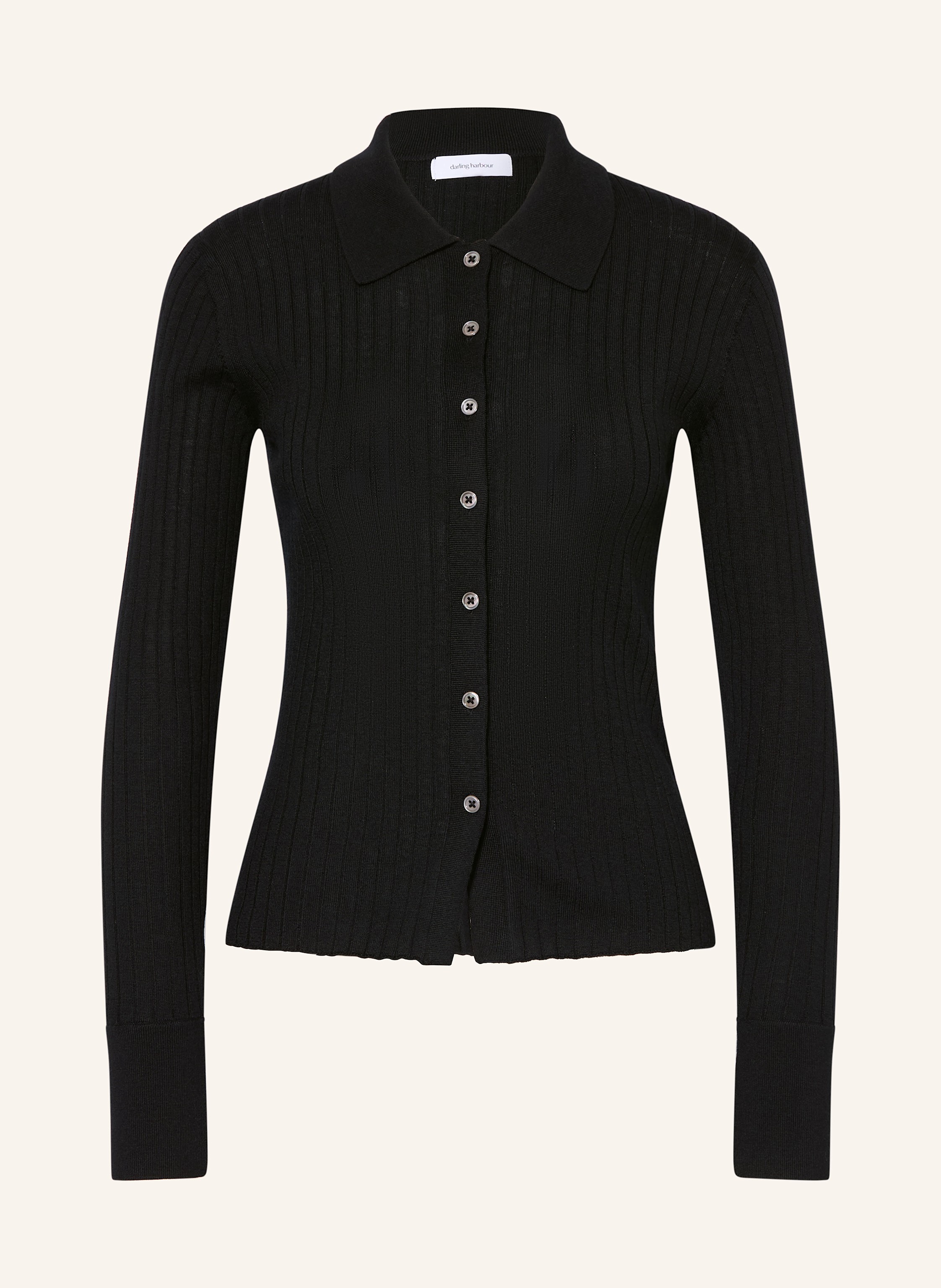 Darling Harbour Strickjacke schwarz