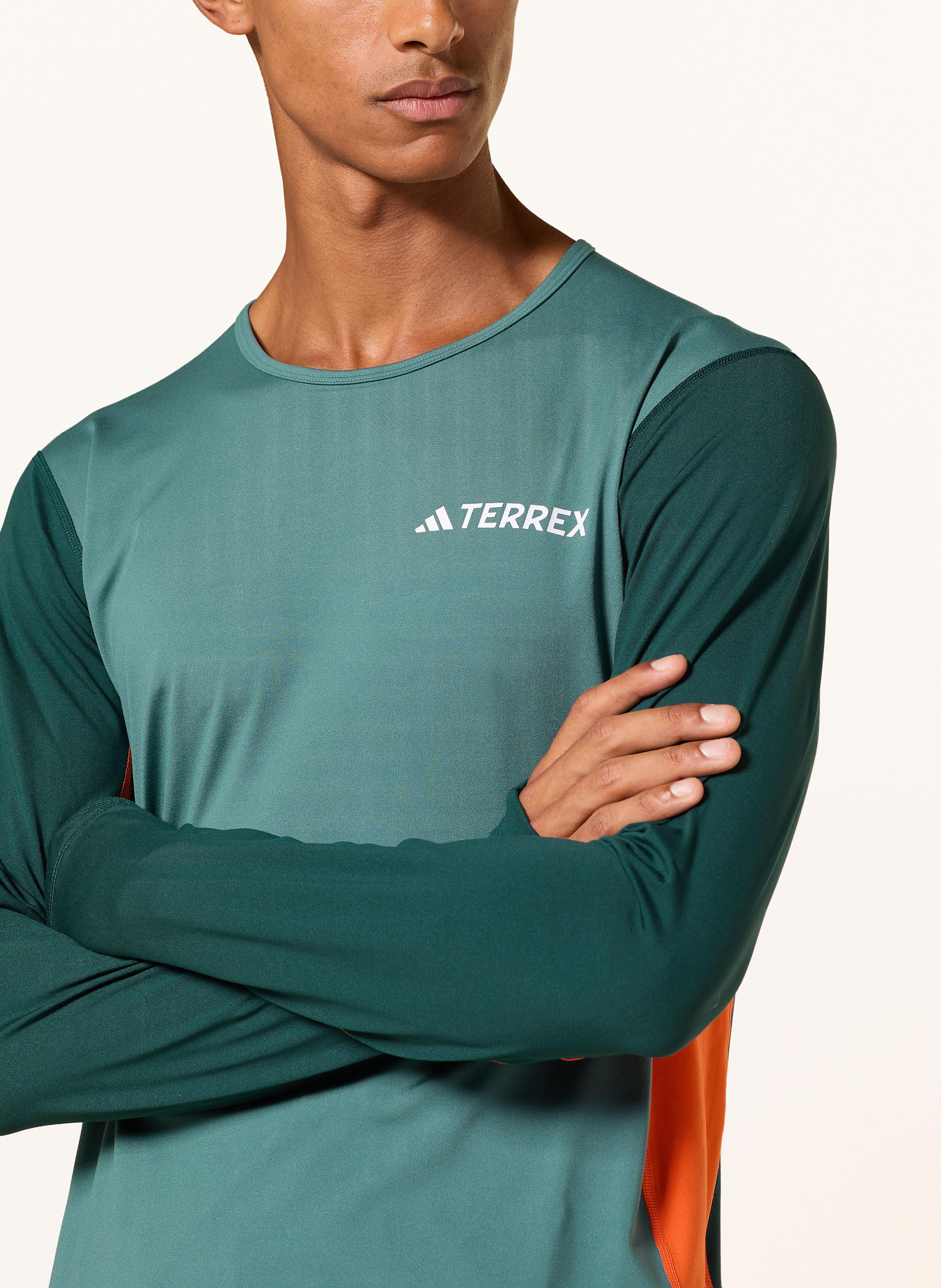 Thumbnail - Adidas Terrex Longsleeve Multi Synthetic Baselayer gruen
