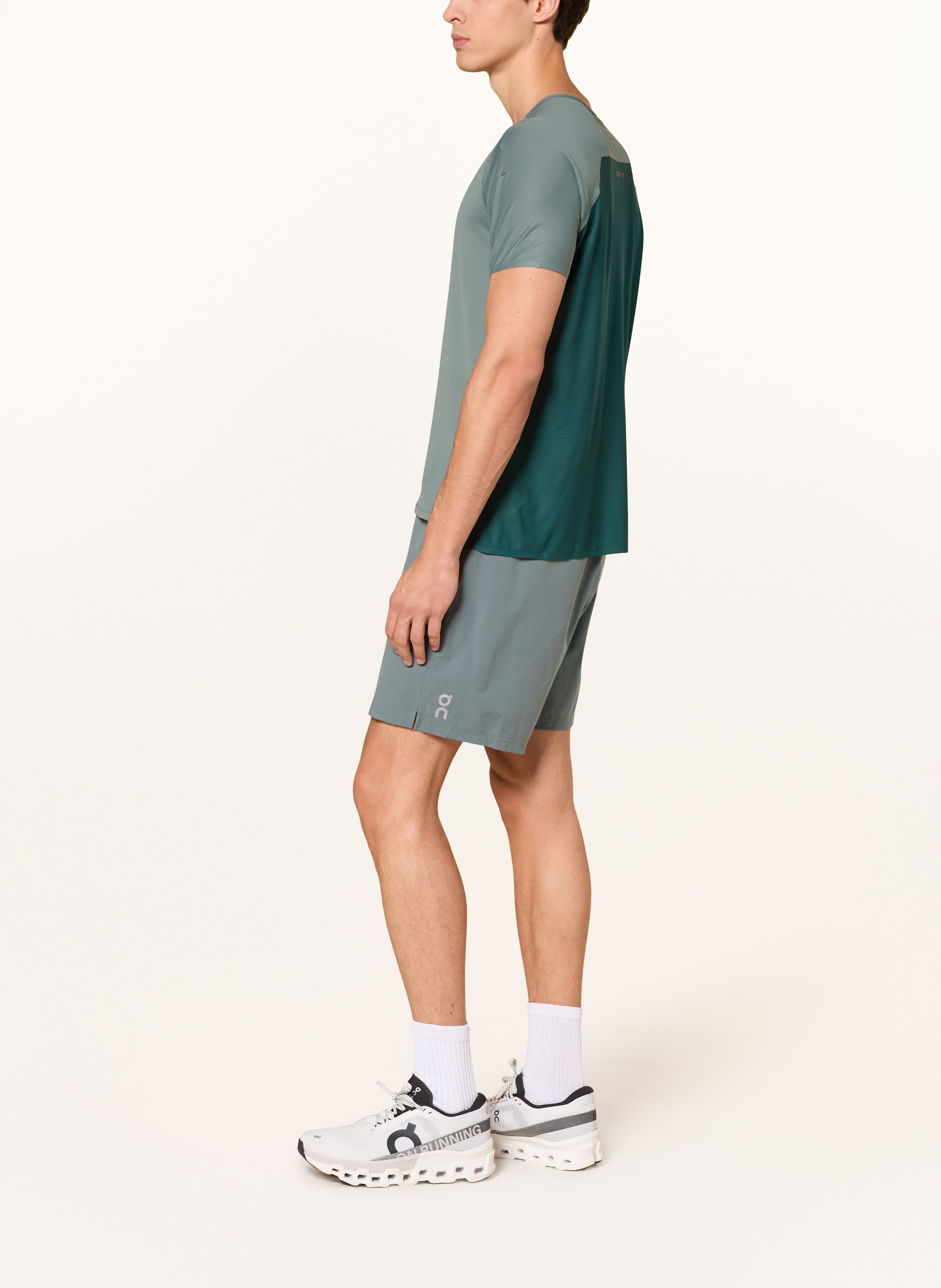Thumbnail - On 2-In-1-Laufshorts 7" Core gruen