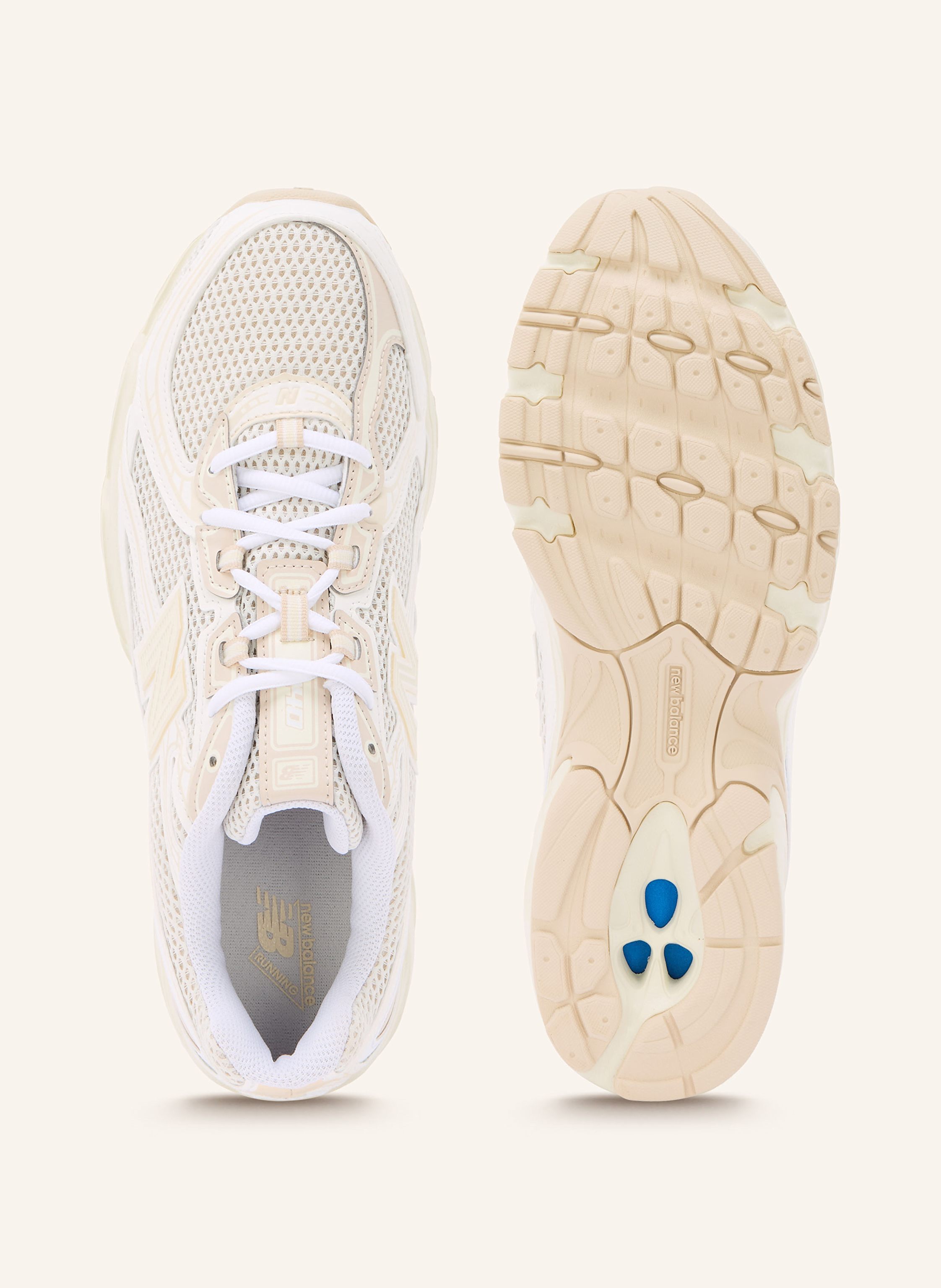 Thumbnail - New Balance Sneaker 740 beige