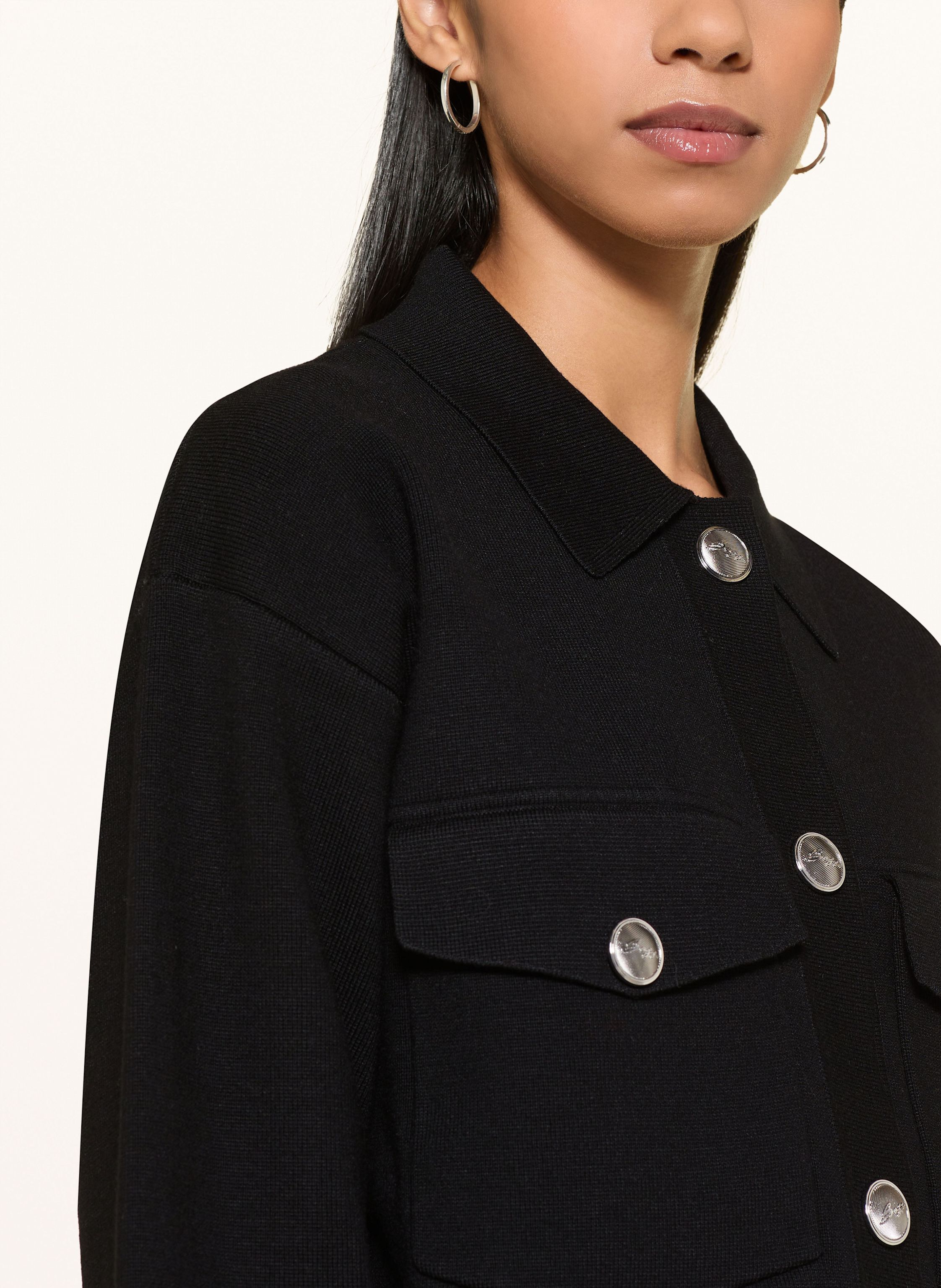 Thumbnail - Boss Strickblouson Furigo schwarz