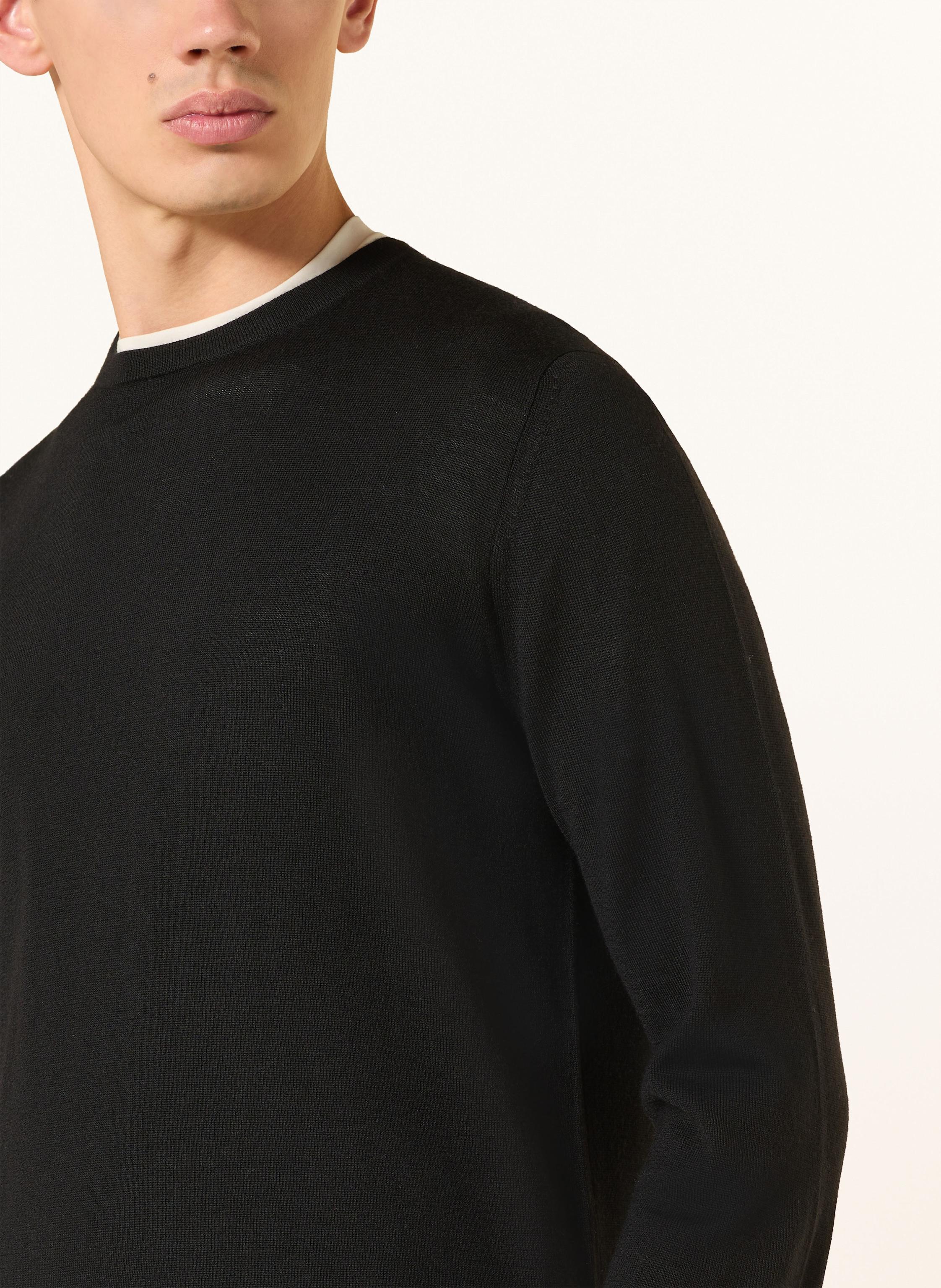 Thumbnail - Paul Pullover Aus Merinowolle schwarz