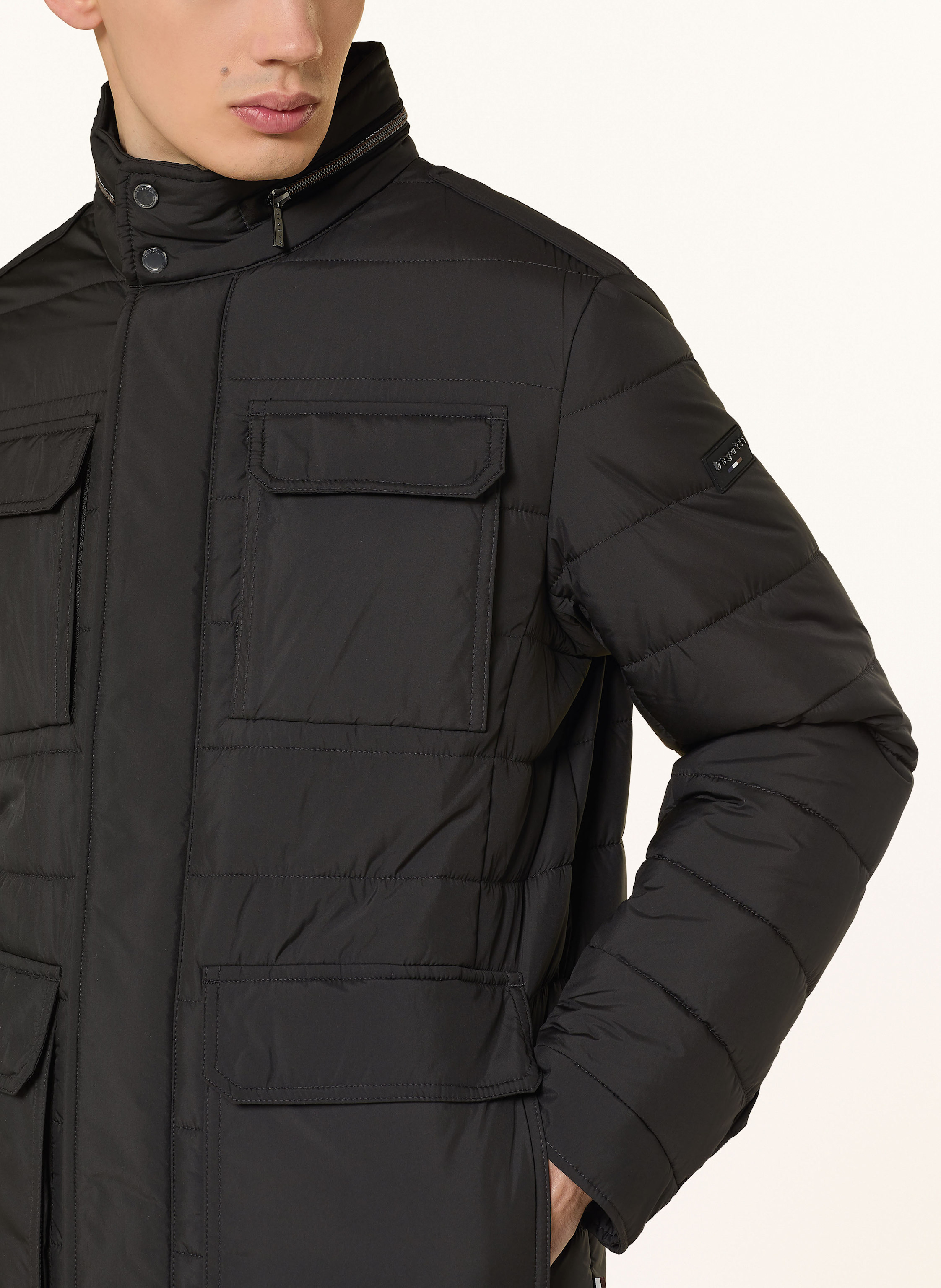 Thumbnail - Bugatti Steppjacke schwarz