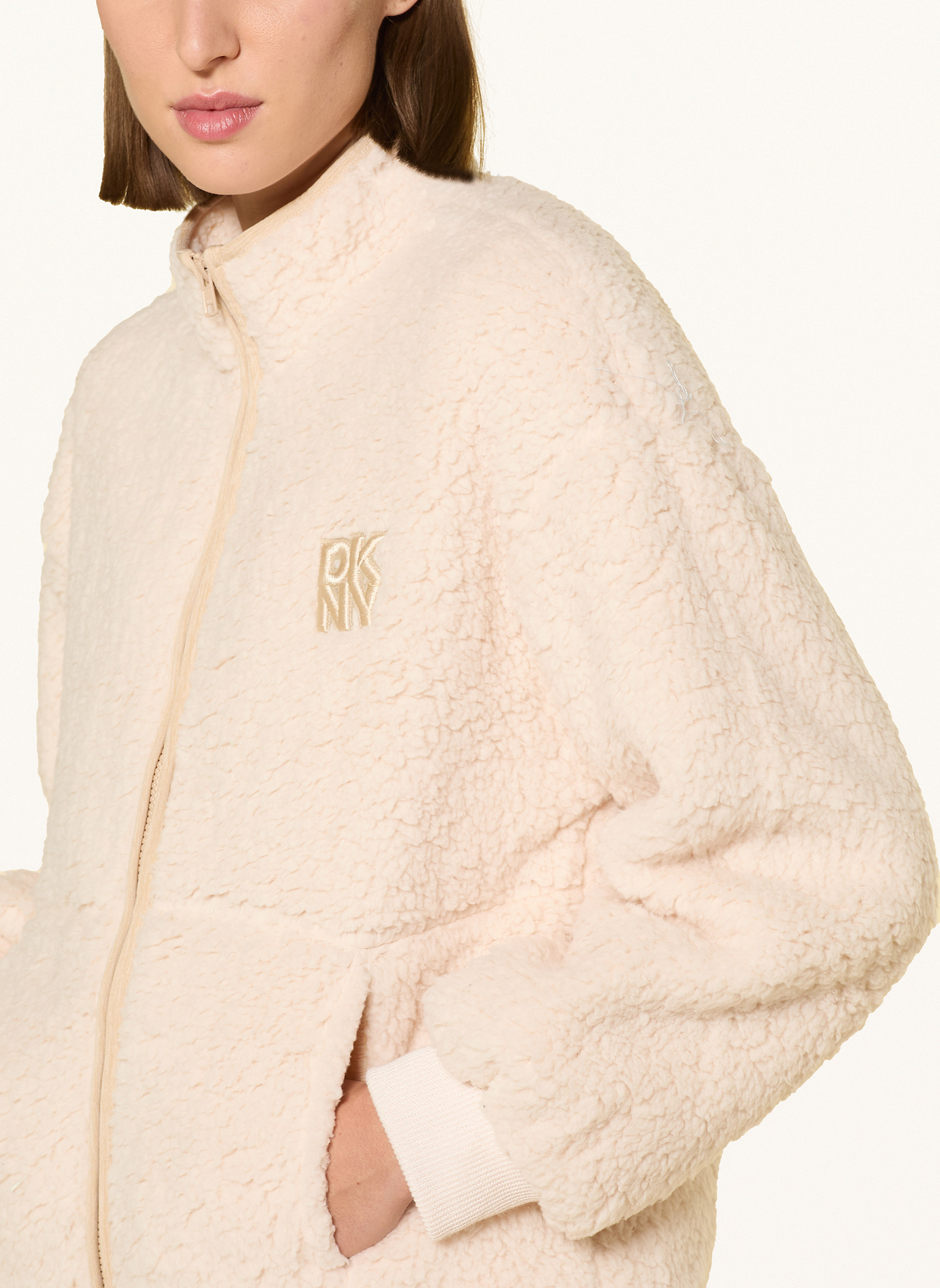 Thumbnail - Dkny Lounge-Set Chill In Style Aus Teddyfell weiss