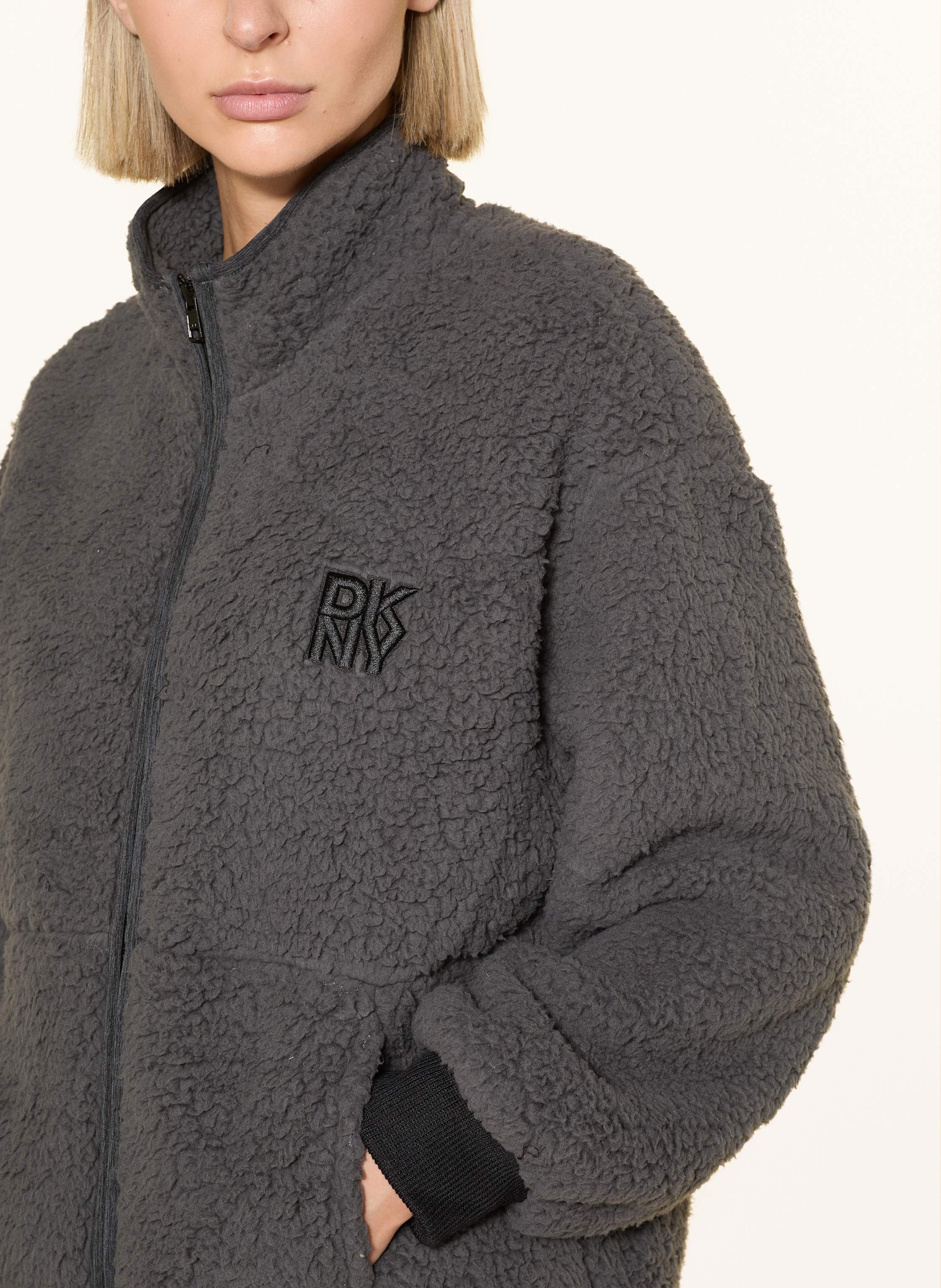 Thumbnail - Dkny Lounge-Set Chill In Style Aus Teddyfell grau