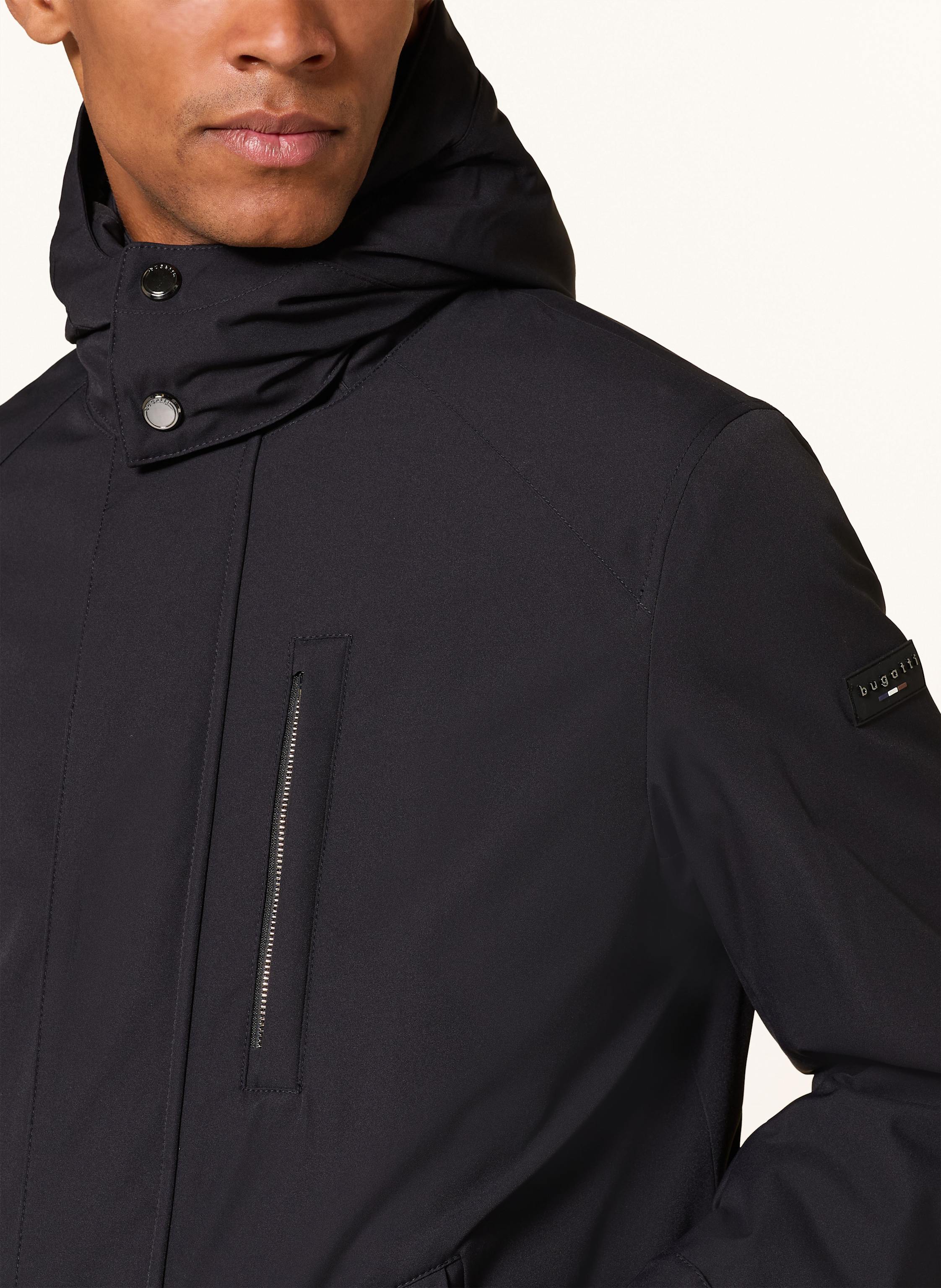 Thumbnail - Bugatti Parka Mit Abnehmbarer Kapuze blau