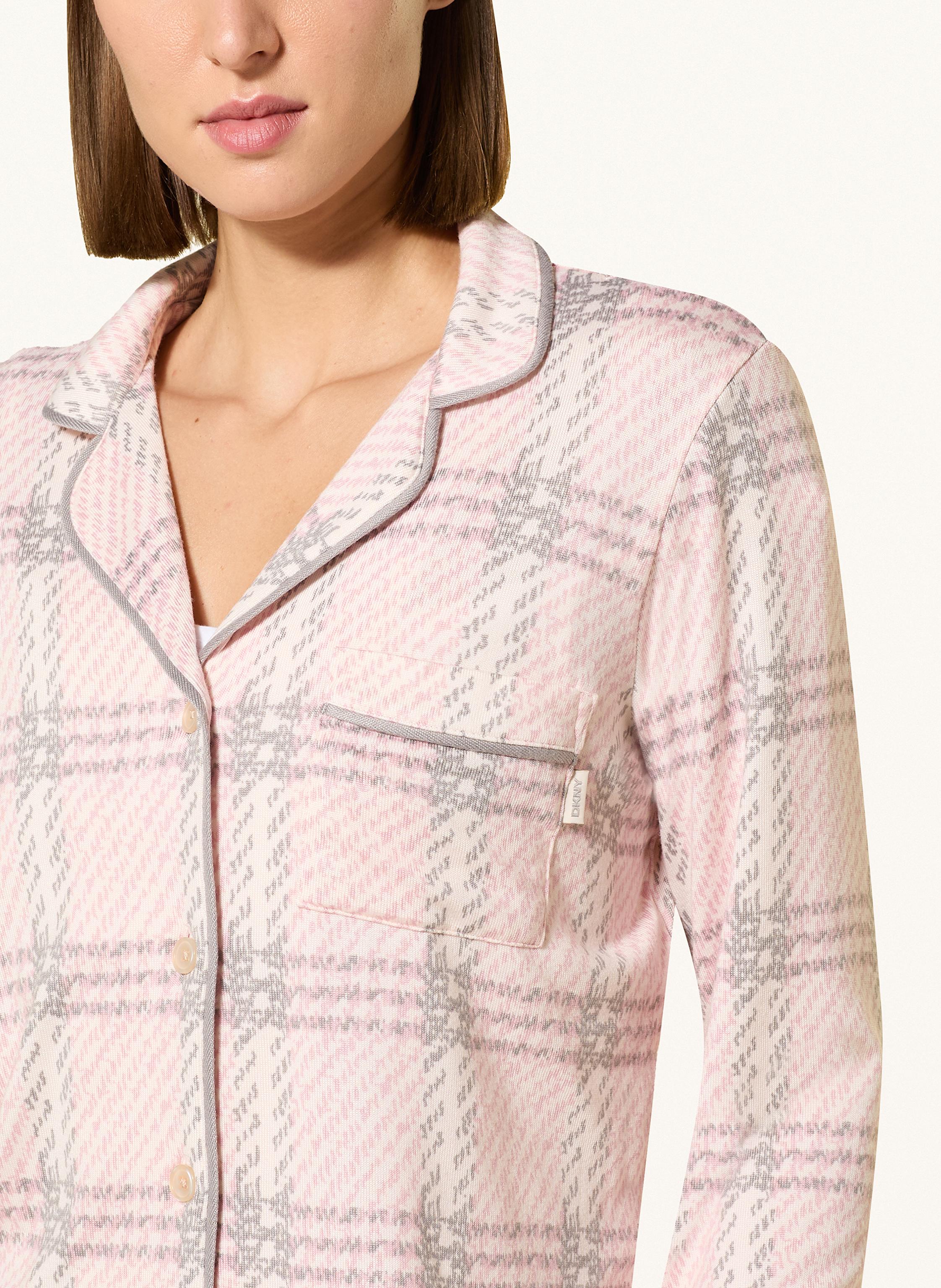 Thumbnail - Dkny Schlafanzug Falling For Fall Aus Flanell pink
