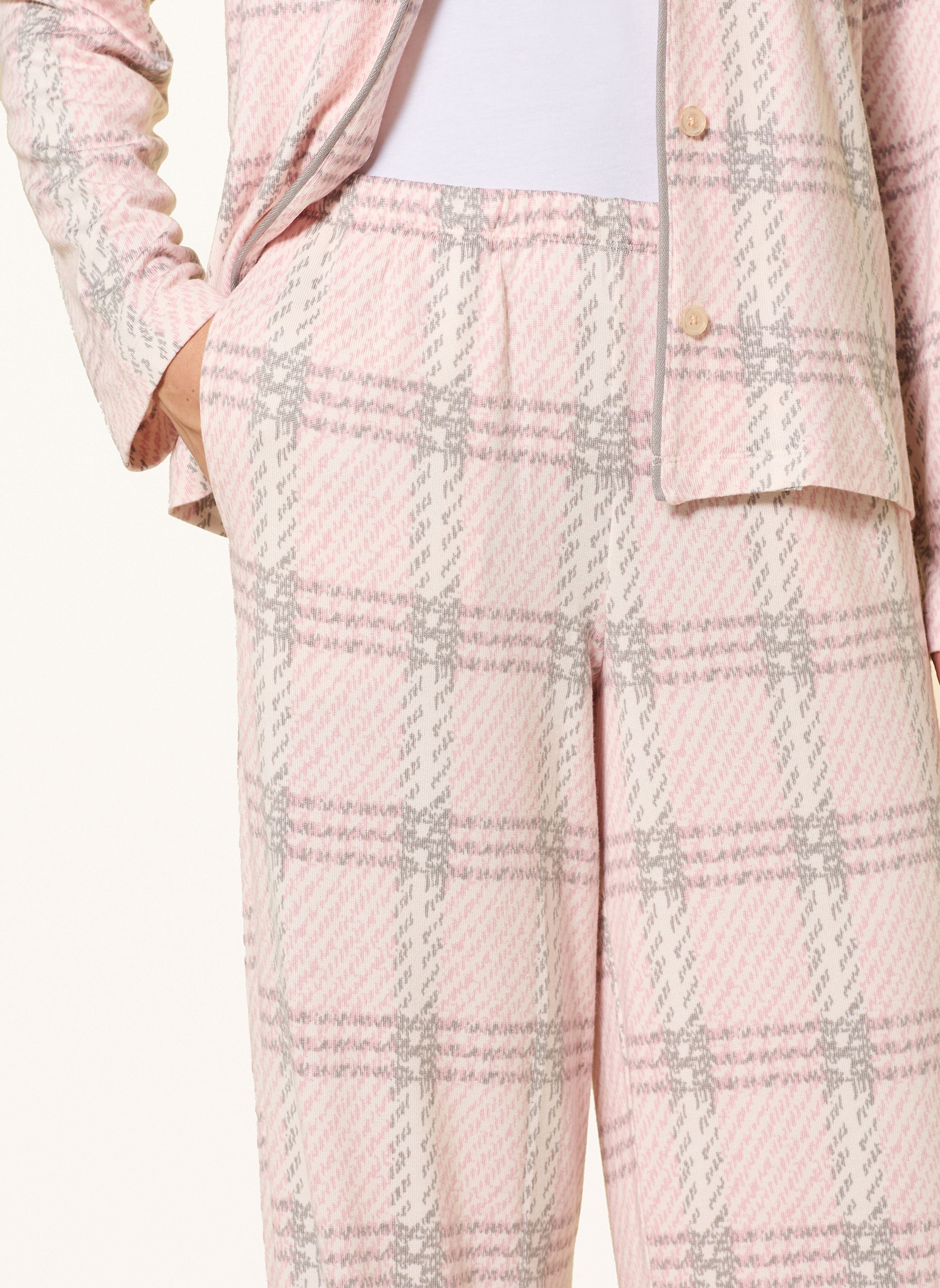 Thumbnail - Dkny Schlafanzug Falling For Fall Aus Flanell pink