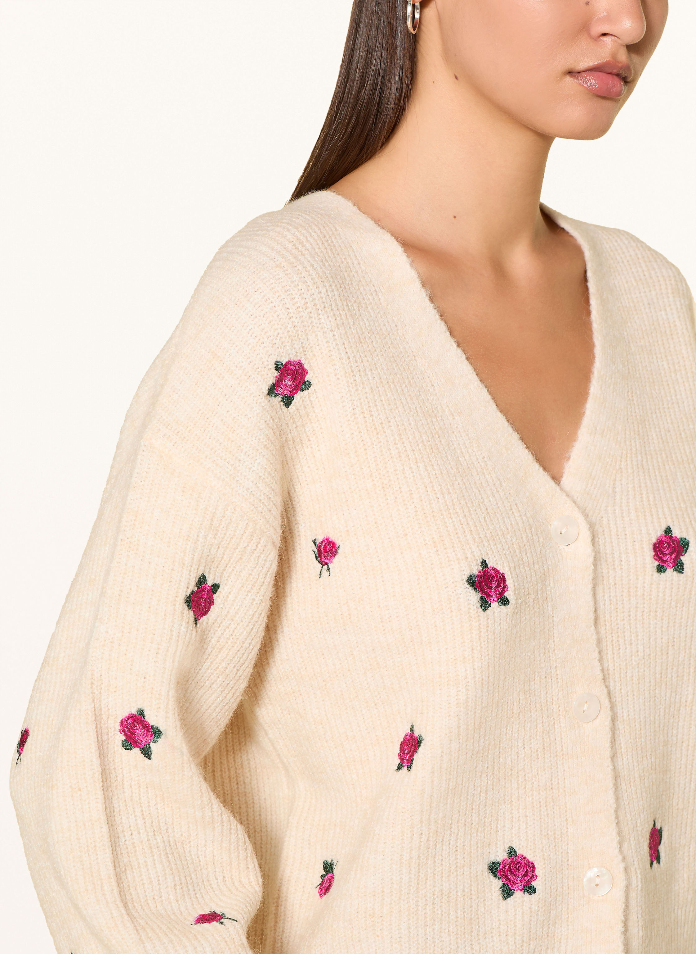 Thumbnail - Y.A.S. Strickjacke weiss