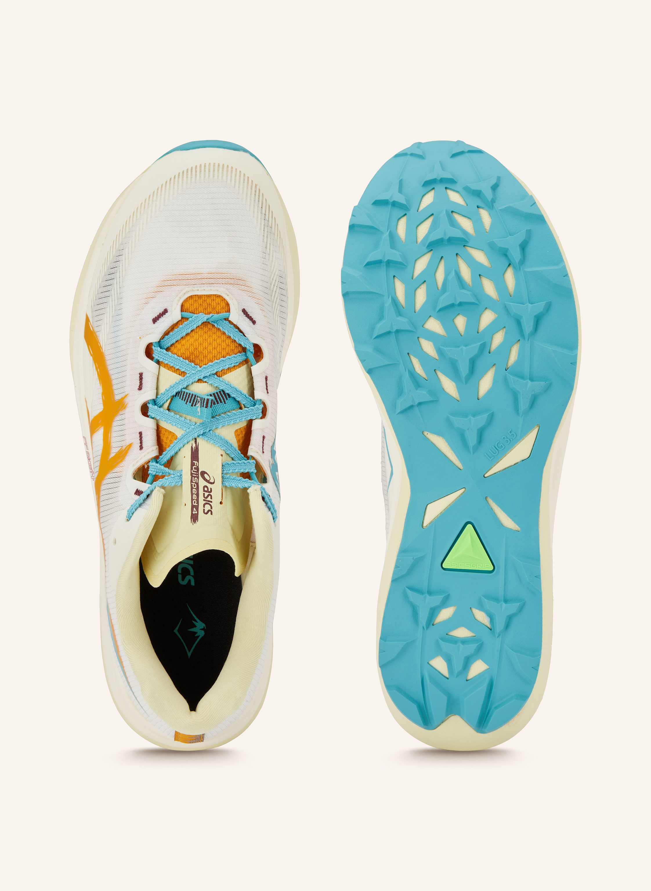 Thumbnail - Asics Trailrunning-Schuhe Fujispeed 4 beige