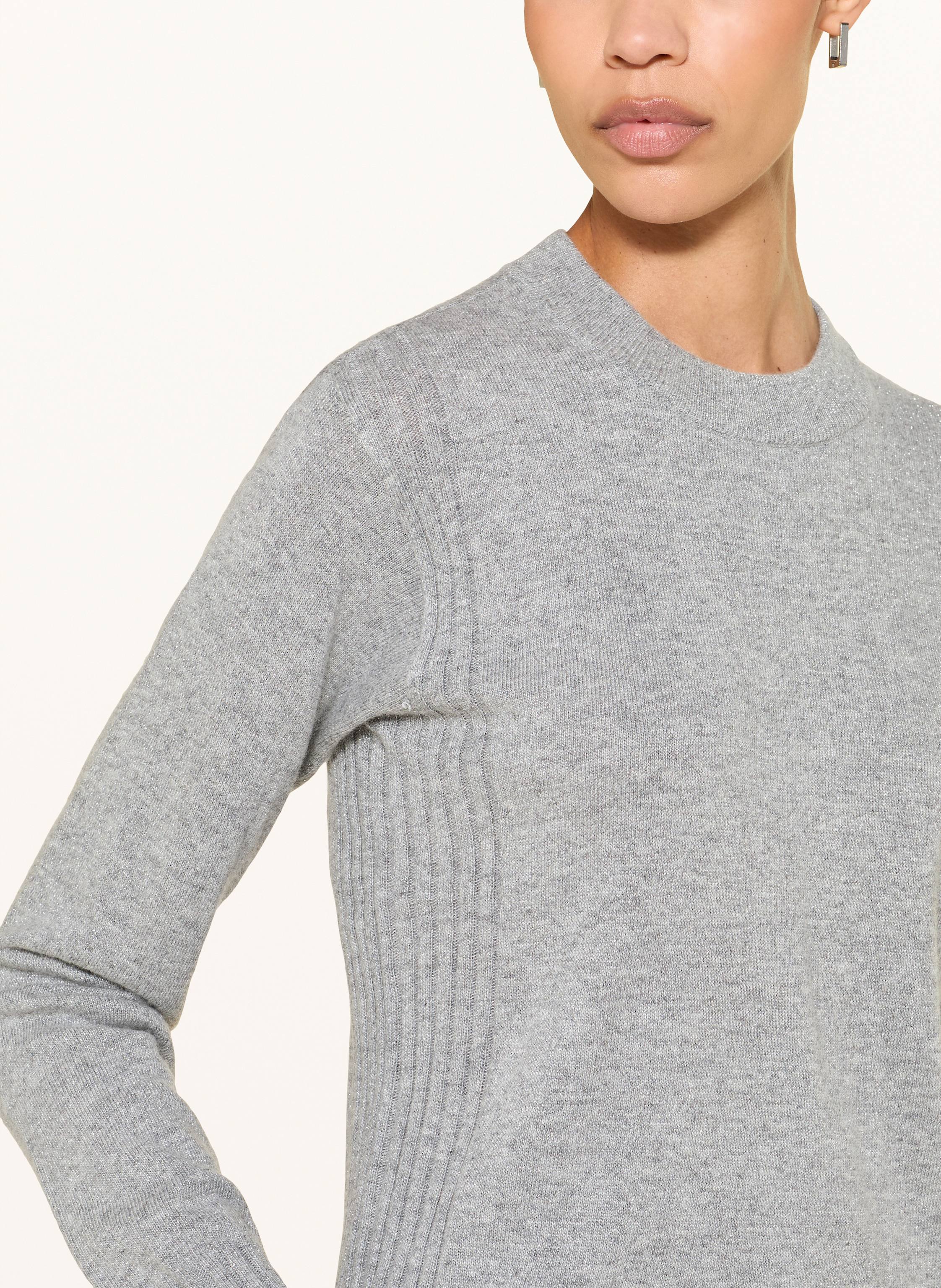 Thumbnail - Armani Exchange Pullover Mit Glitzergarn grau