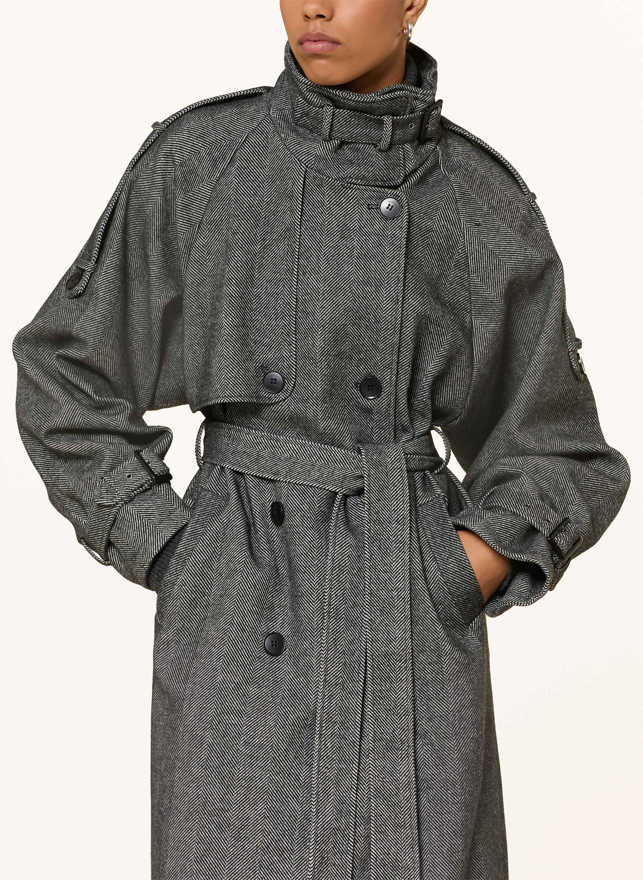 Thumbnail - Gestuz Trenchcoat Gzavic schwarz