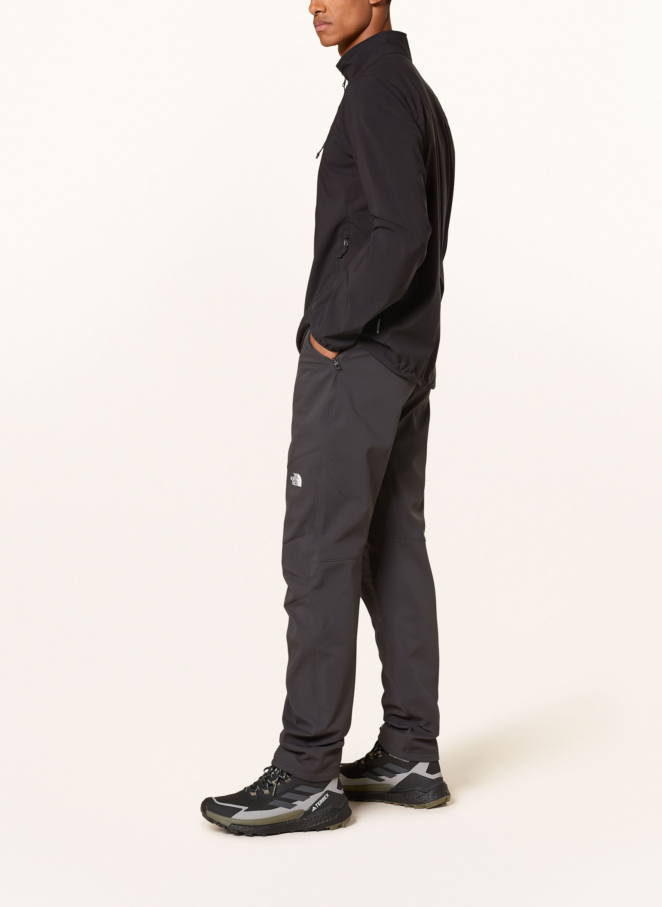 Thumbnail - The North Face Softshell-Hose Altech grau
