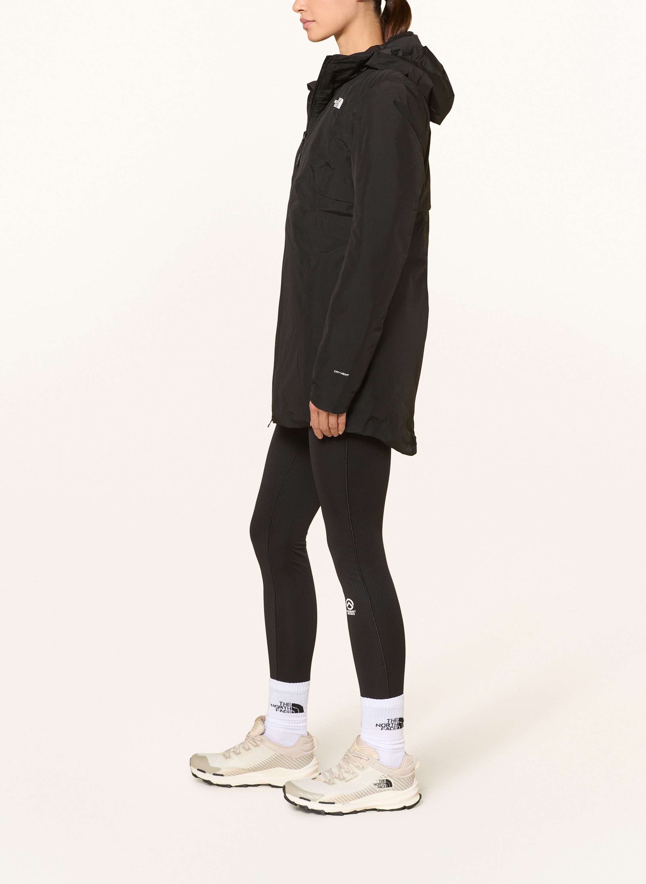 Thumbnail - The North Face Parka Hikesteller schwarz