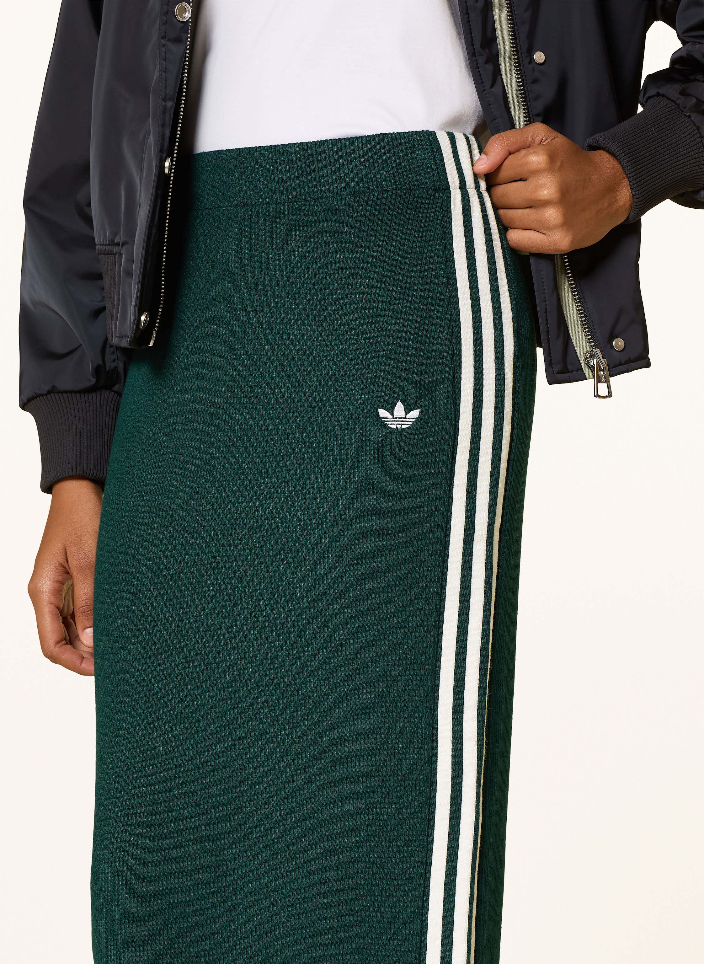Thumbnail - Adidas Originals Strickrock Adicolor Knit 3 Stripes gruen