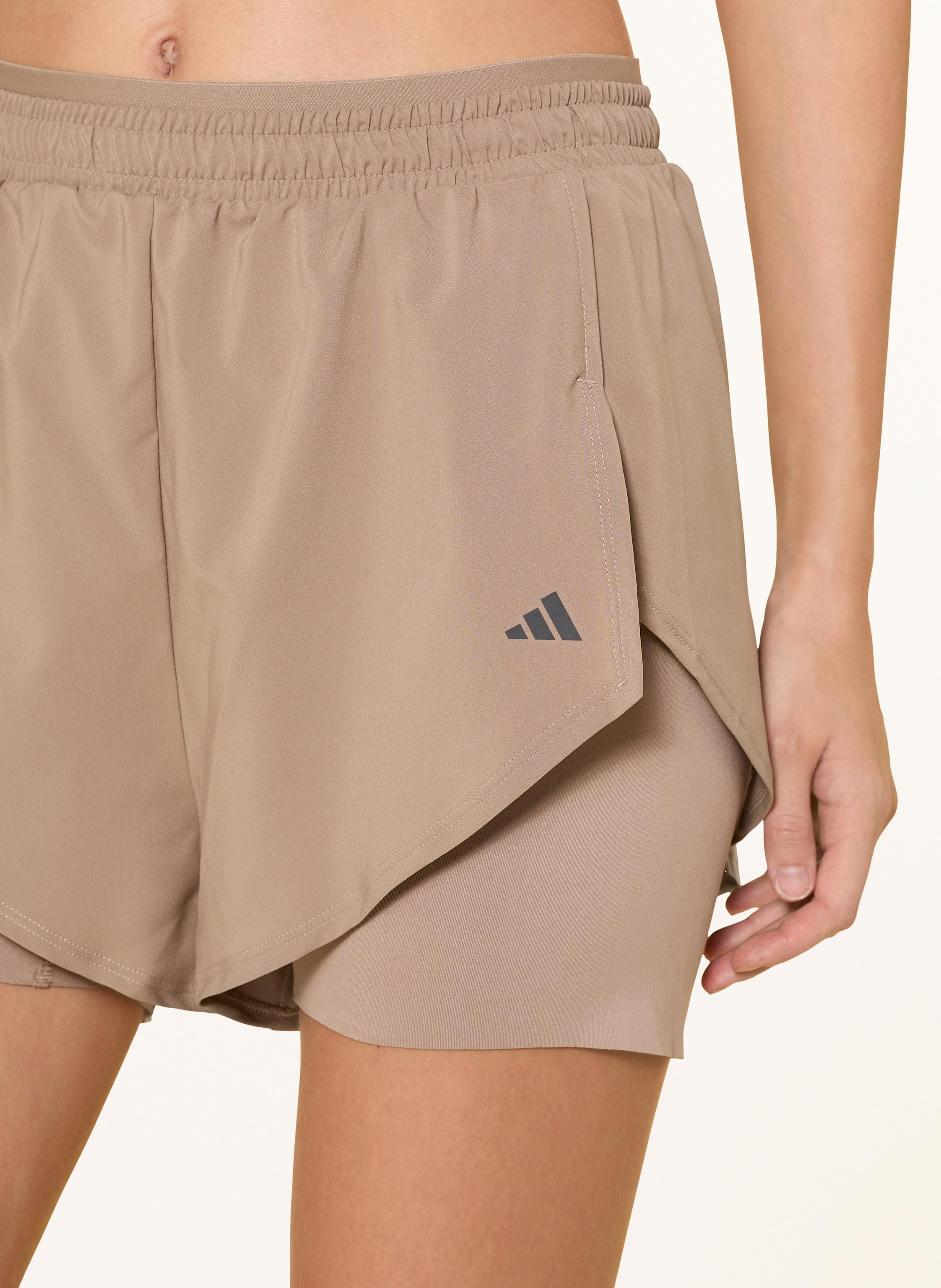 Thumbnail - Adidas 2-In-1-Trainingsshorts d4t braun