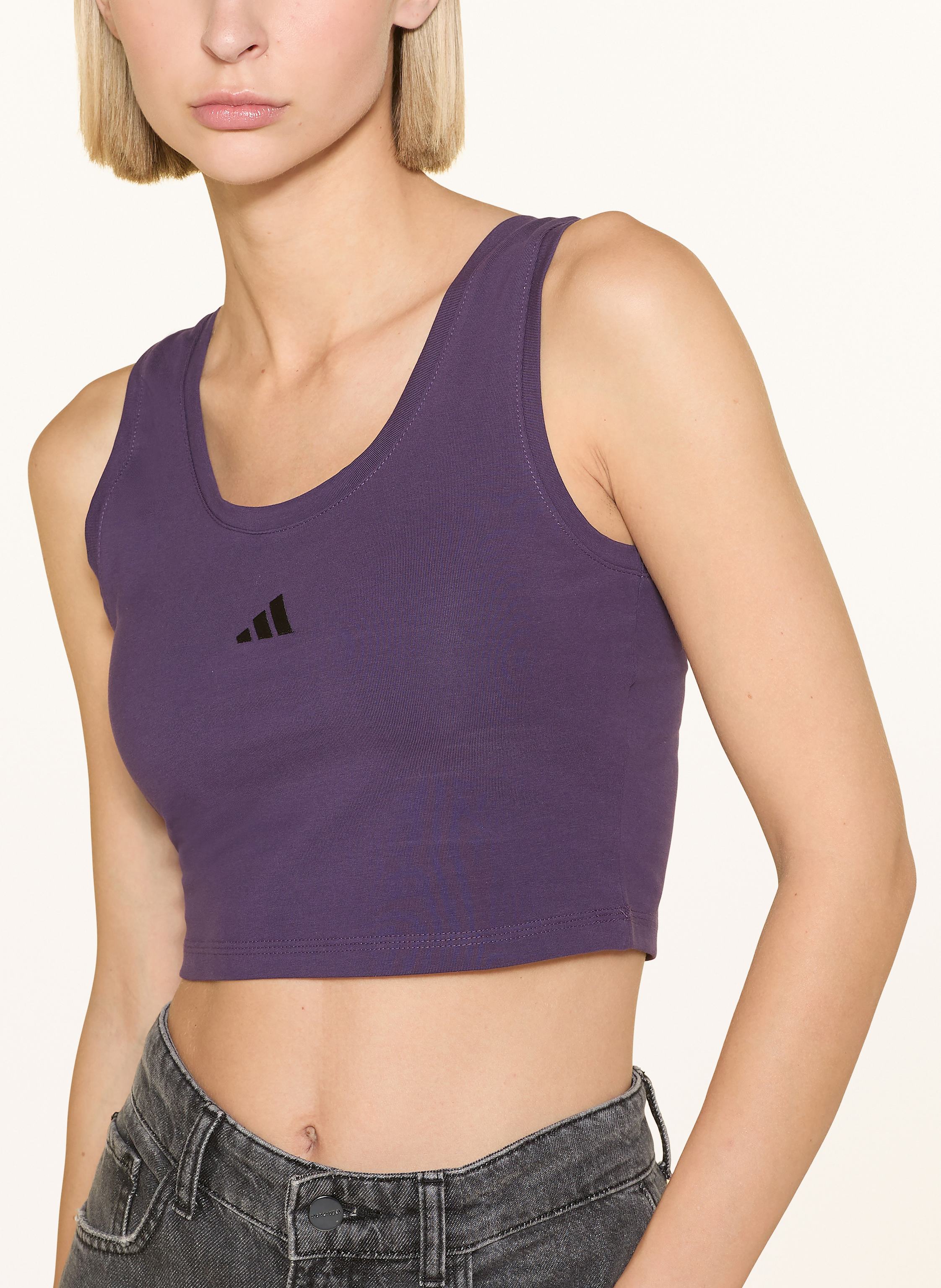 Thumbnail - Adidas Top Essentials Small Logo Cotton Lifestyle Tank lila