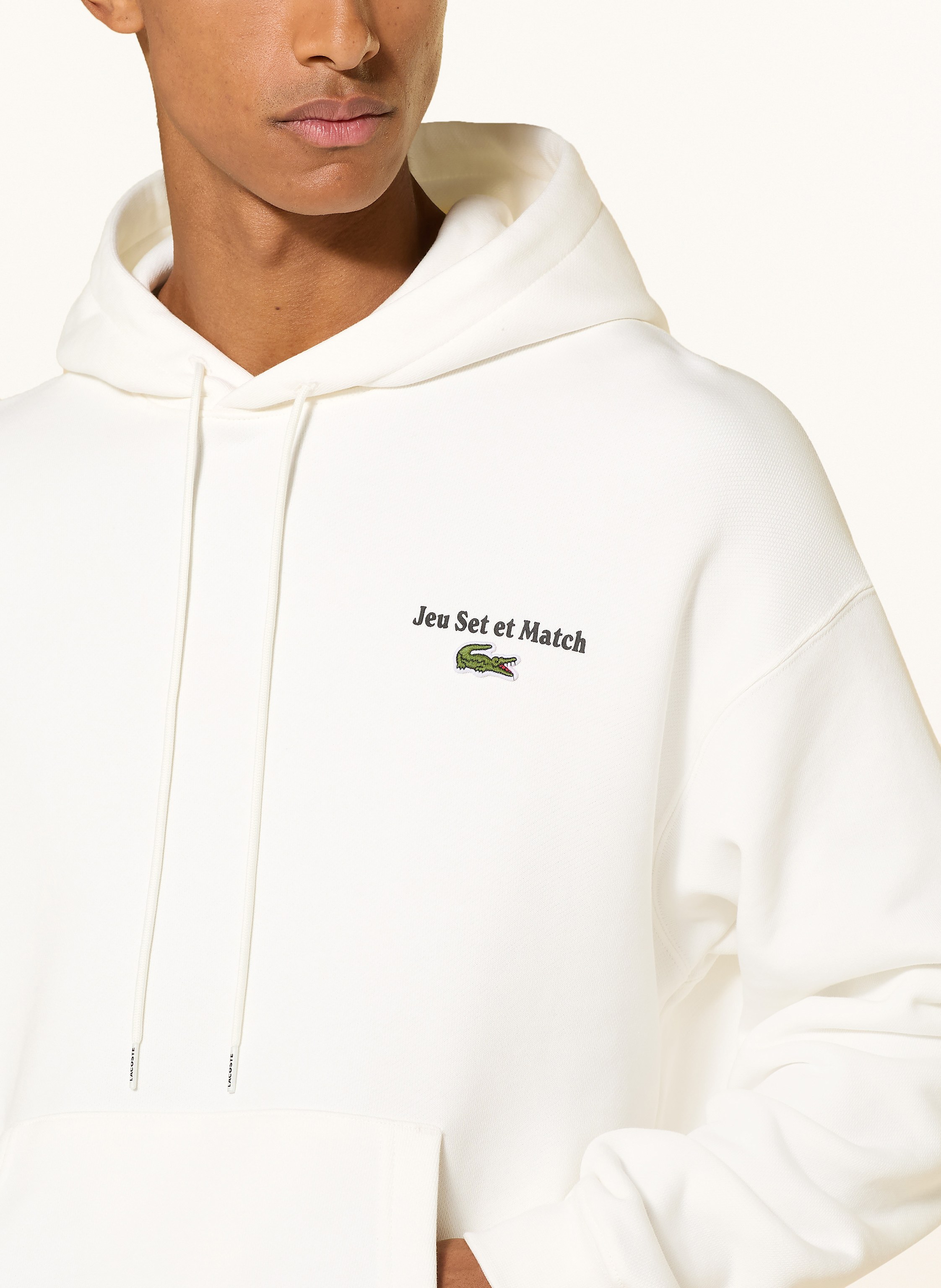 Thumbnail - Lacoste Hoodie weiss