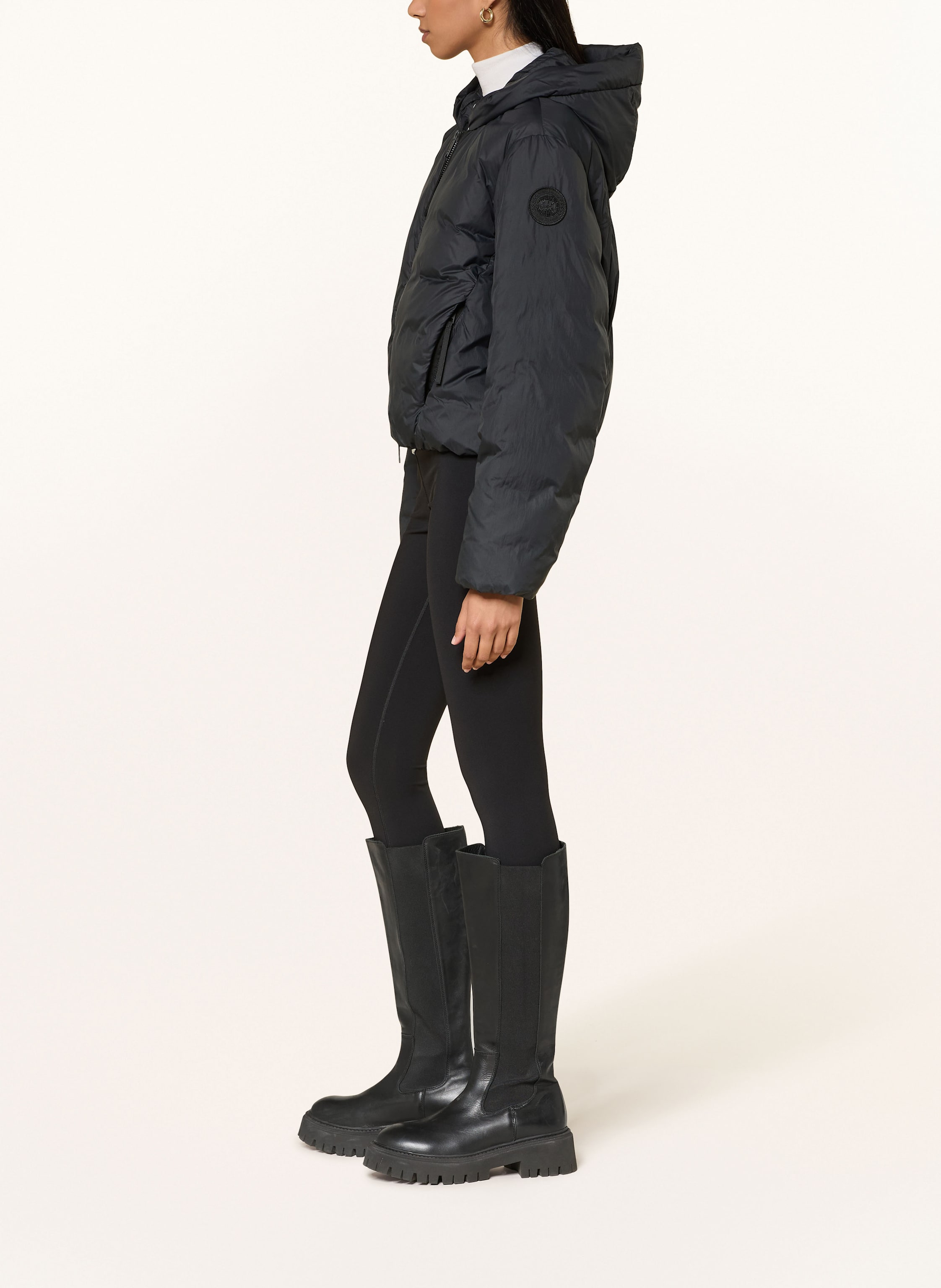 Thumbnail - Canada Goose Daunenjacke Elba schwarz