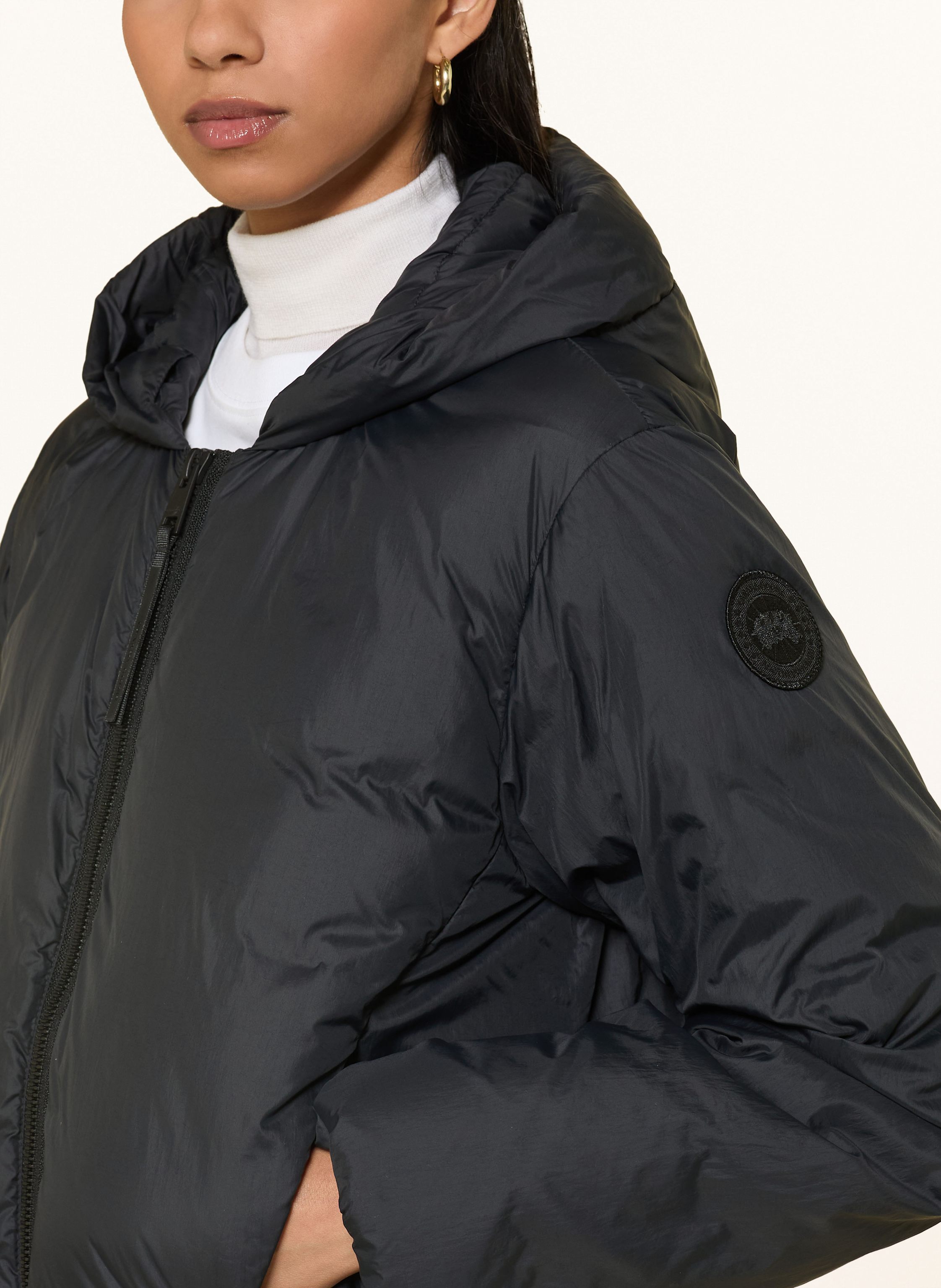 Thumbnail - Canada Goose Daunenjacke Elba schwarz